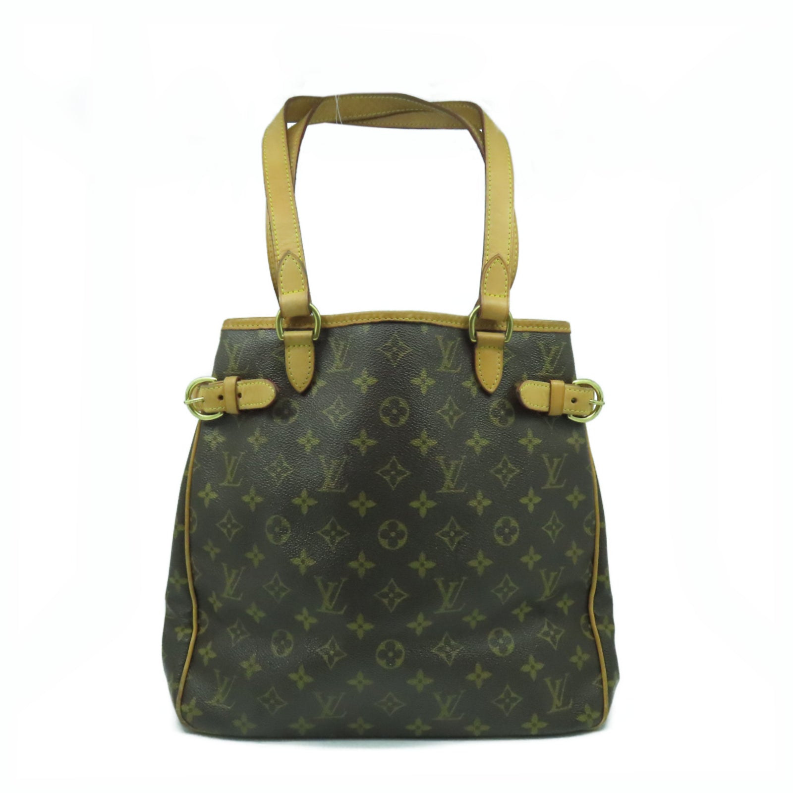 LOUIS VUITTON 【激減優惠】Monogram Batignolles Vertical金扣肩背袋啡色