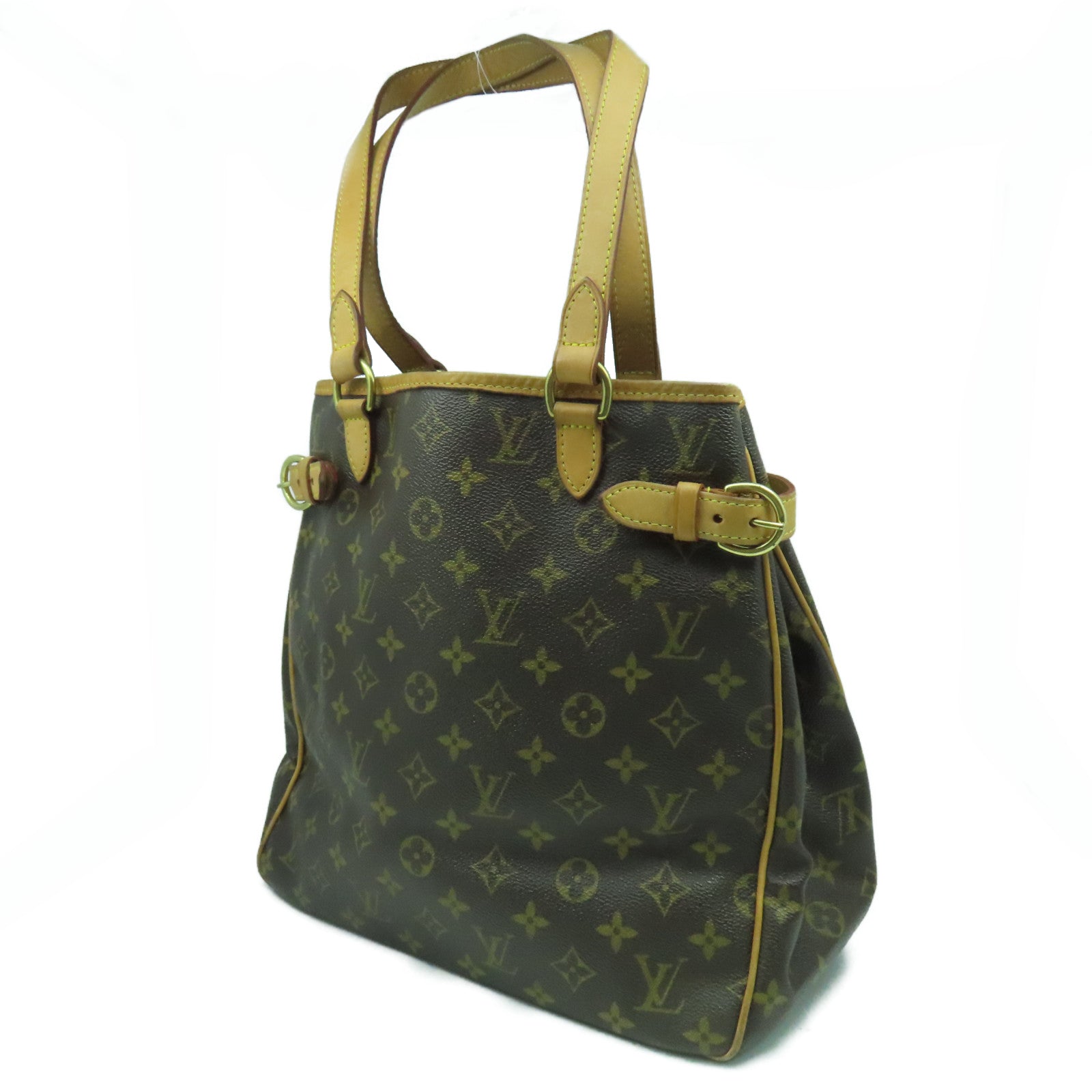 LOUIS VUITTON 【激減優惠】Monogram Batignolles Vertical金扣肩背袋啡色