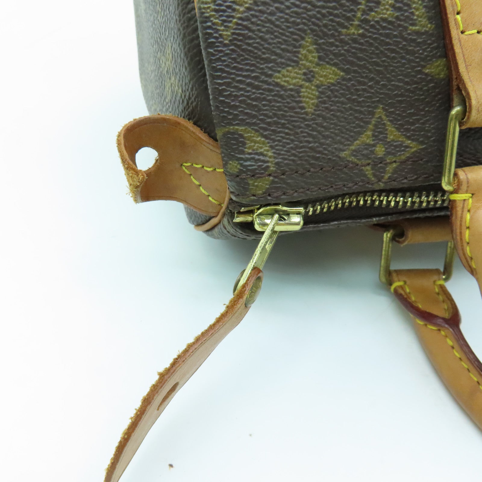 LOUIS VUITTON Monogram Speedy 25金扣手挽袋啡色