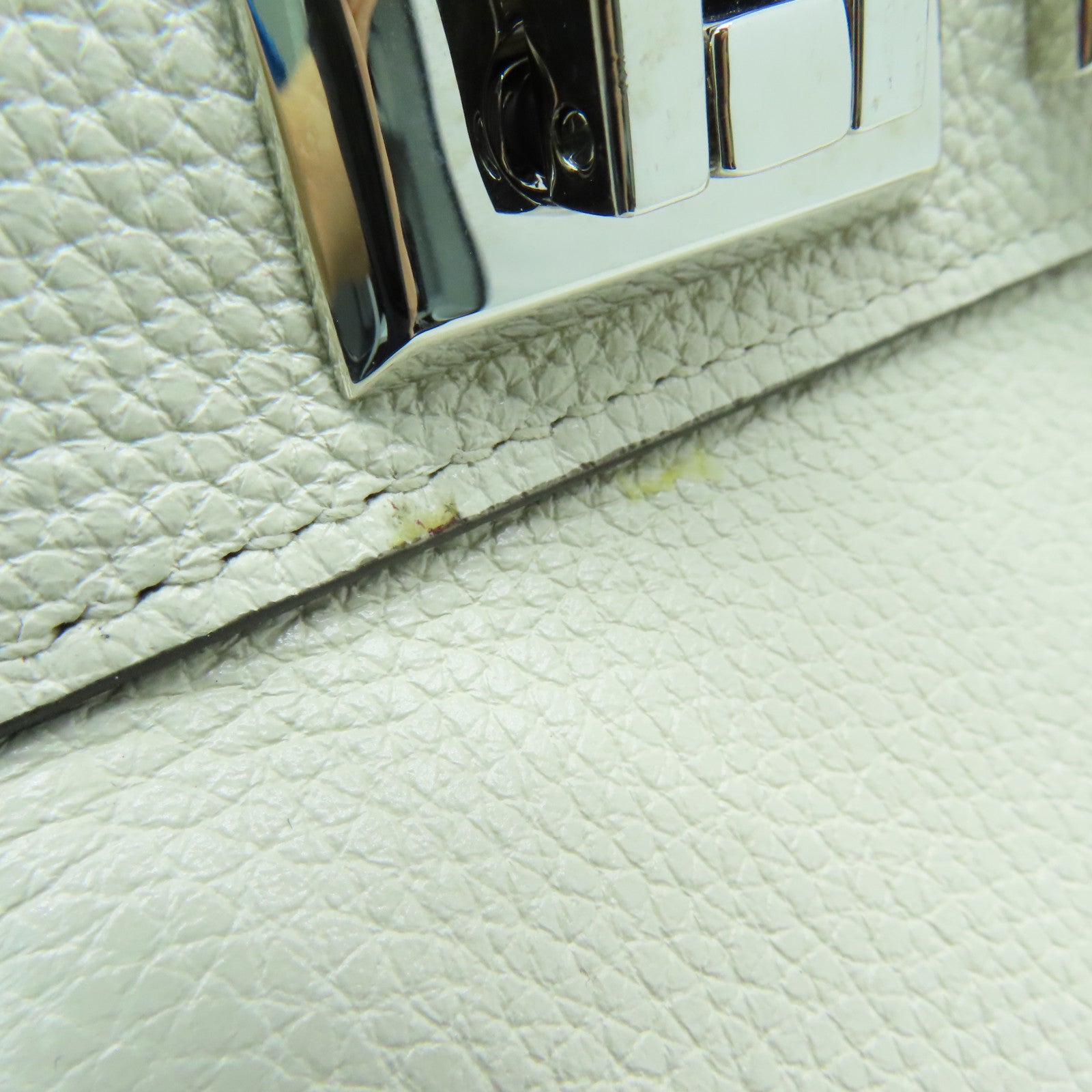 GUCCI 牛皮皮革2 Way Shoulder銀扣/金扣手挽肩背兩用袋白色