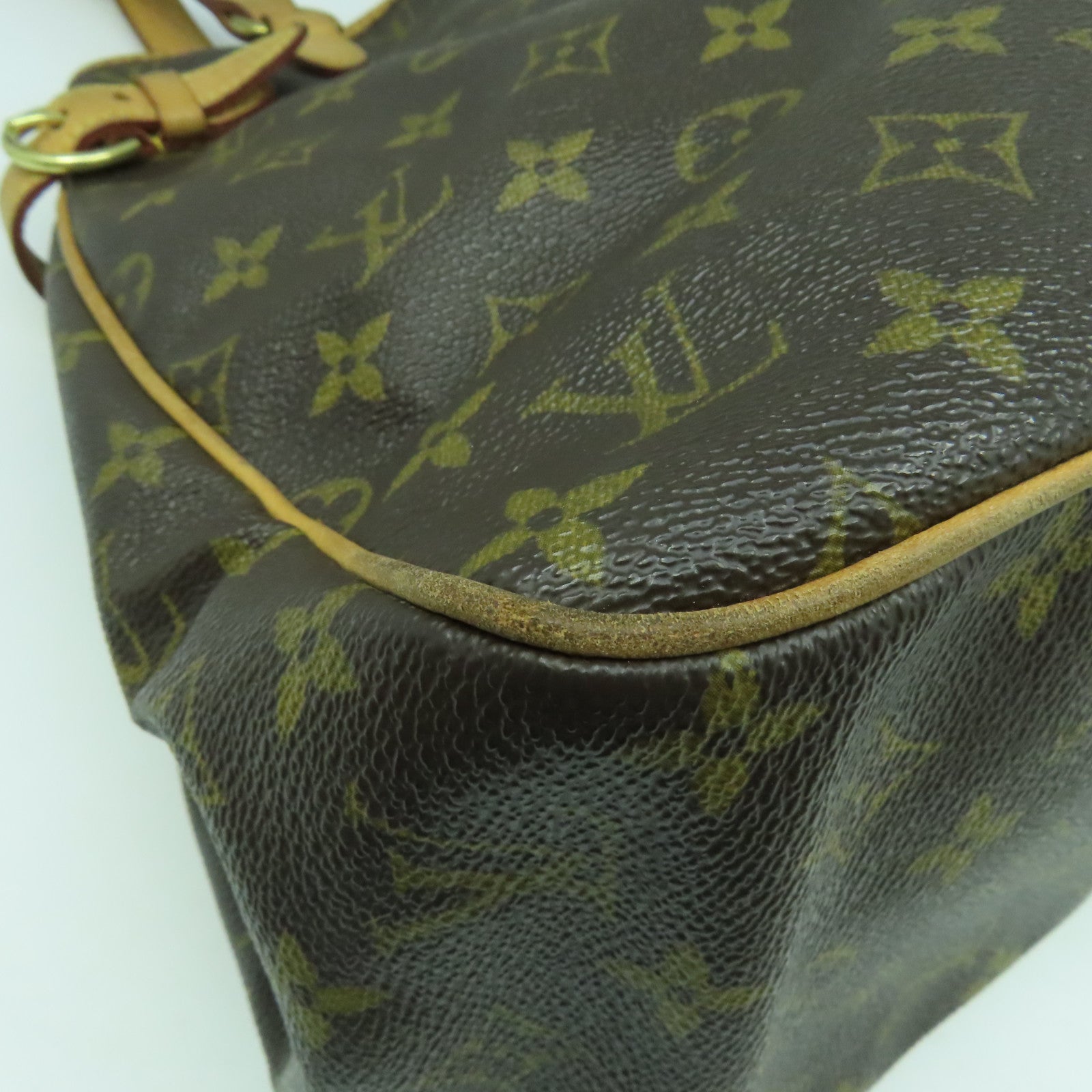 LOUIS VUITTON 【激減優惠】Monogram Batignolles Vertical金扣肩背袋啡色