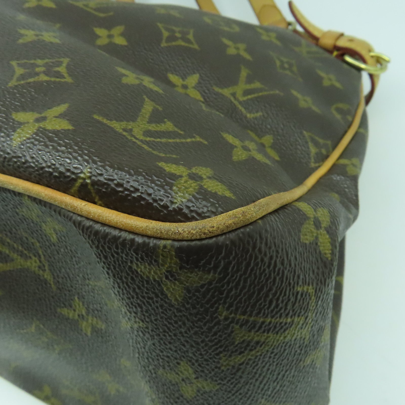LOUIS VUITTON 【激減優惠】Monogram Batignolles Vertical金扣肩背袋啡色