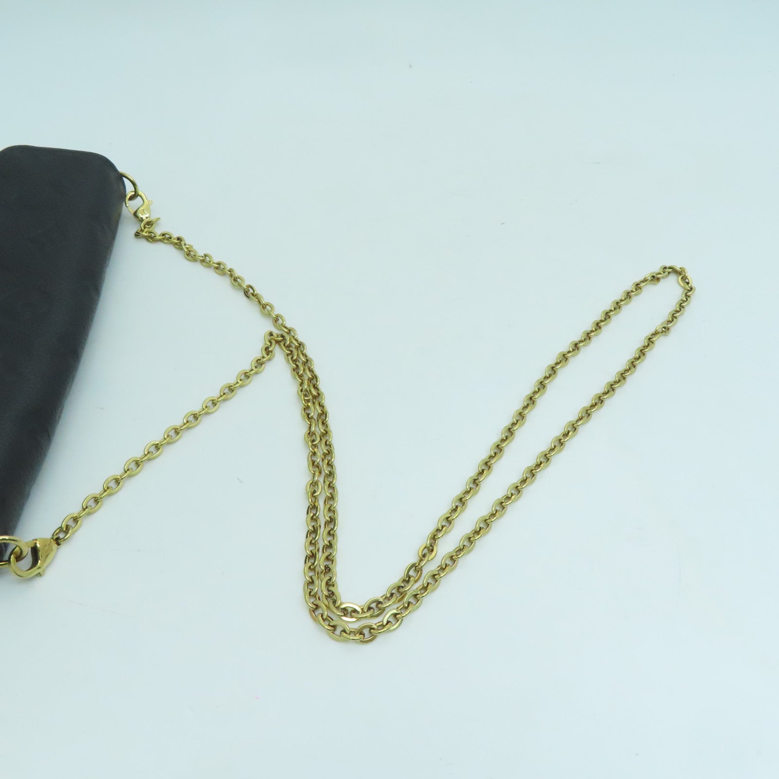 LOUIS VUITTON Monogram EmpreinteFelicie Pochette金扣肩背袋黑色