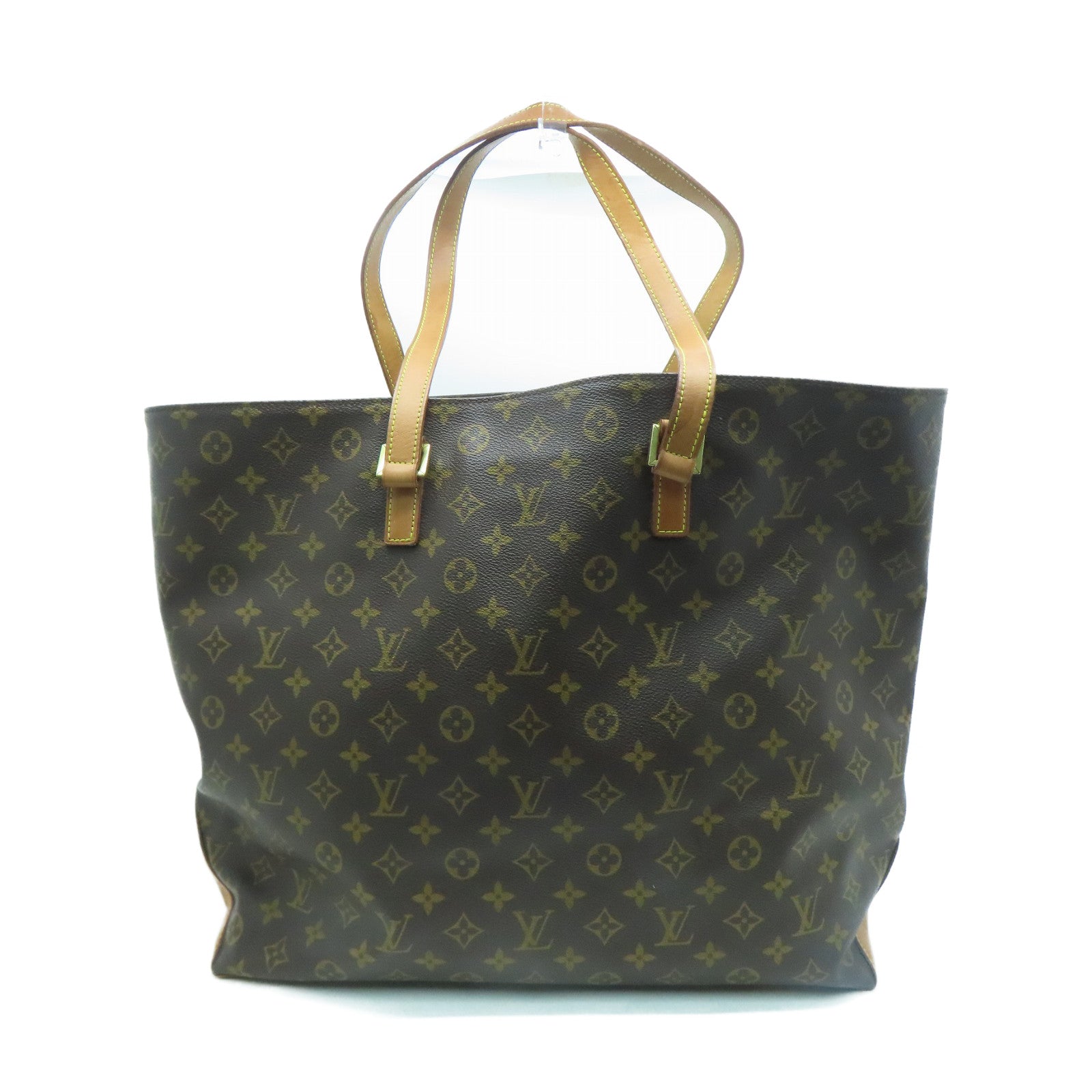 LOUIS VUITTON Monogram Cabas Alto金扣手挽袋啡色