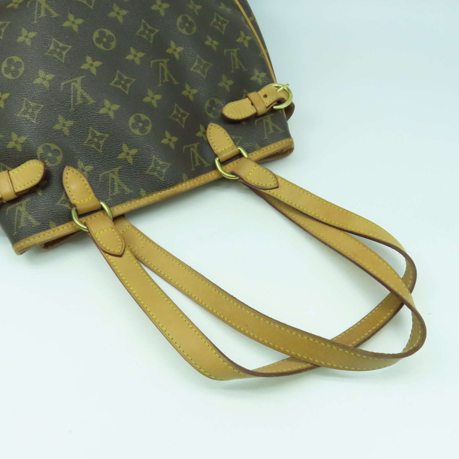 LOUIS VUITTON 【激減優惠】Monogram Batignolles Vertical金扣肩背袋啡色