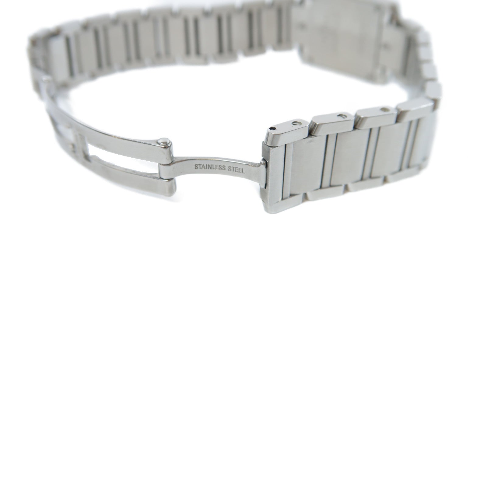 CARTIER Vintage Tank Francaise不鏽鋼手錶石英機芯粉紅色