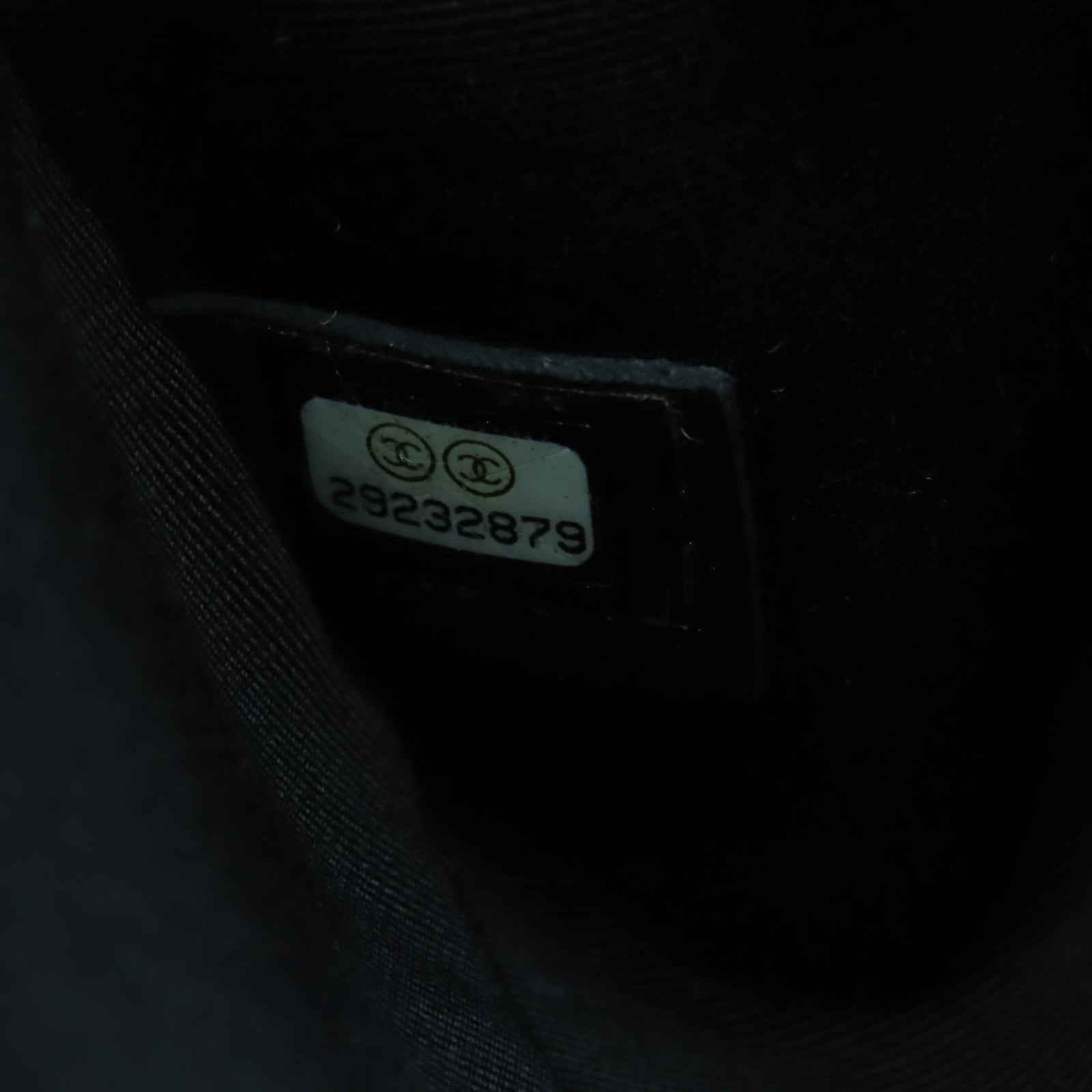 CHANEL 菱格Caviar皮革Boy 20cm銀扣鏈帶肩背袋黑色