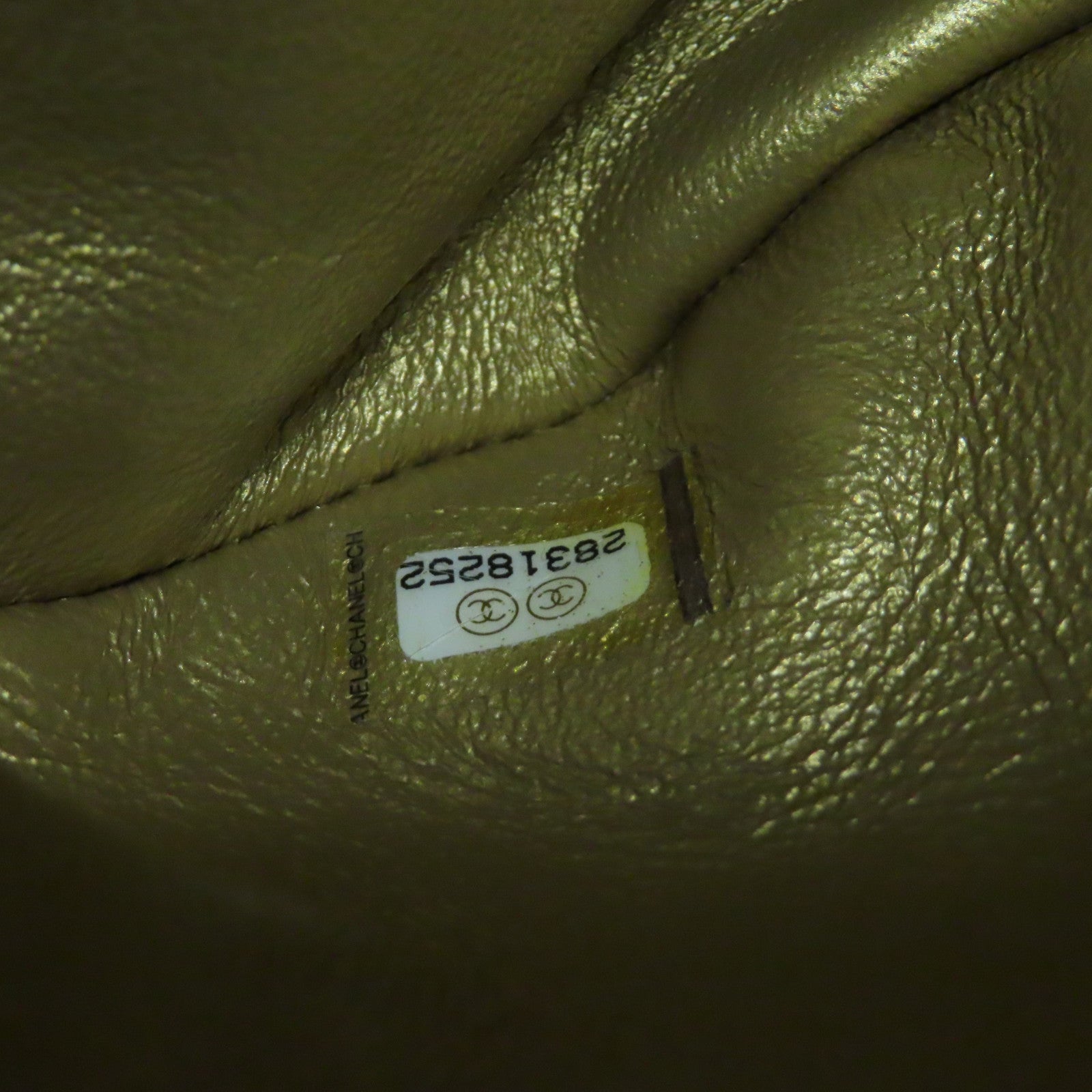 CHANEL 菱格羊皮皮革Waist Bag金扣鏈帶腰包黑色