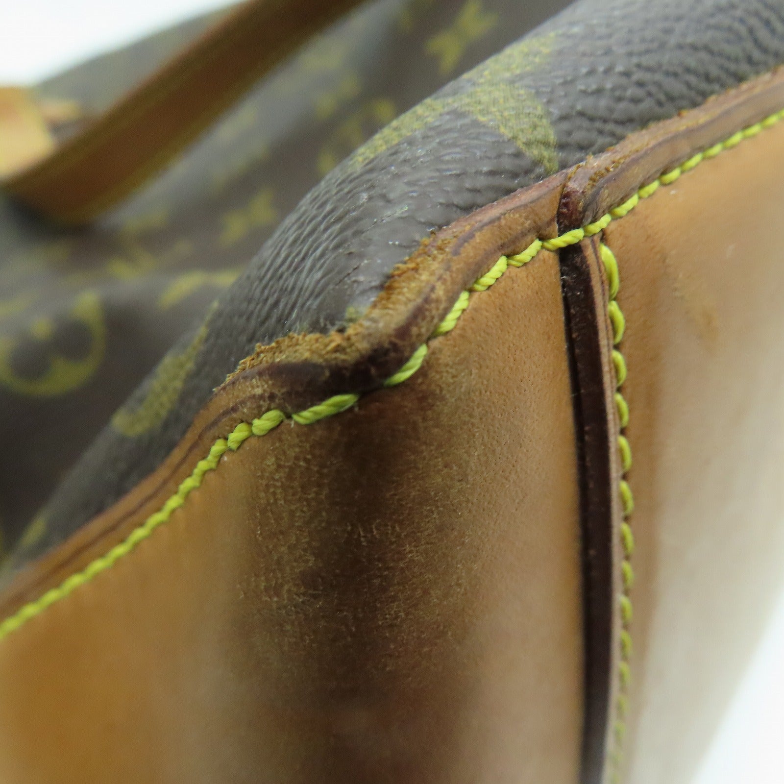LOUIS VUITTON Monogram Cabas Alto金扣手挽袋啡色