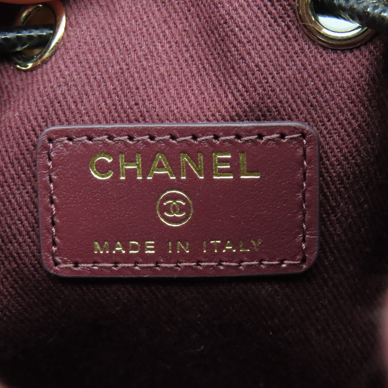 CHANEL 菱格Caviar皮革Chain Shoulder Bag金扣链带肩背袋黑色