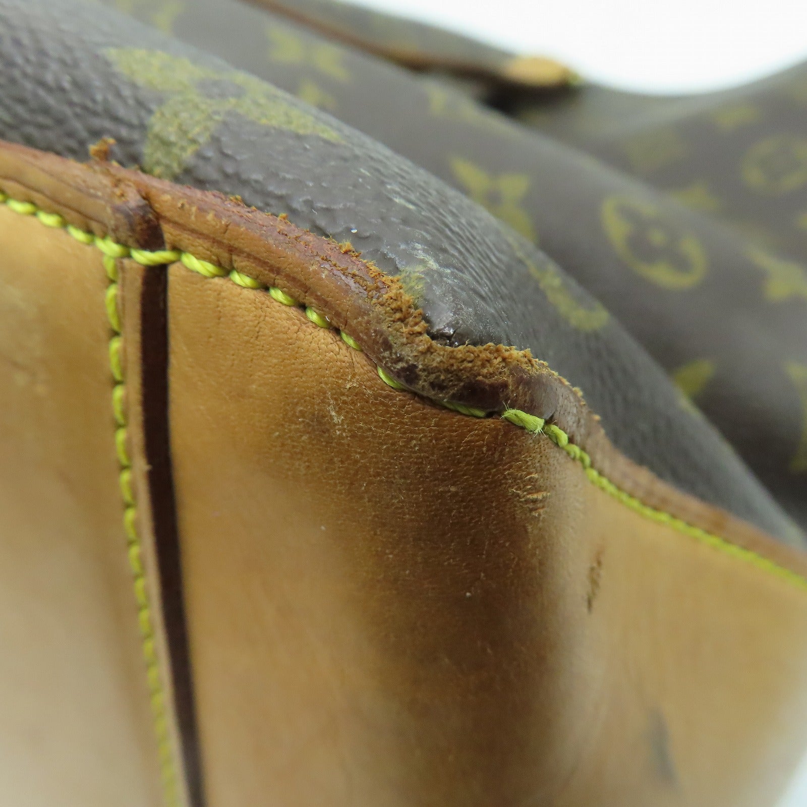 LOUIS VUITTON Monogram Cabas Alto金扣手挽袋啡色