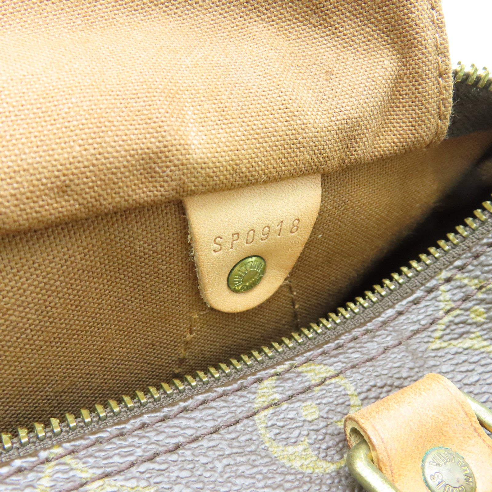 LOUIS VUITTON Monogram Speedy 25金扣手挽袋啡色