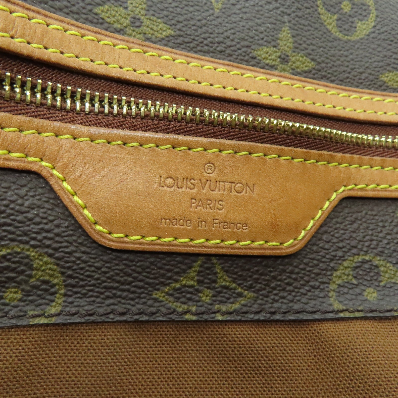 LOUIS VUITTON Monogram Cabas Alto金扣手挽袋啡色