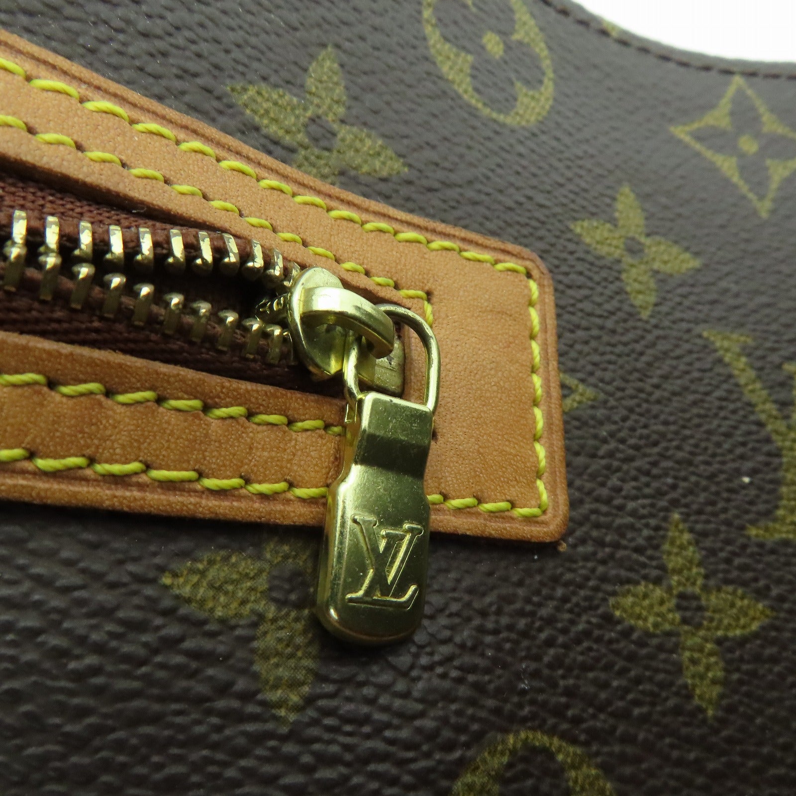 LOUIS VUITTON Monogram Cabas Alto金扣手挽袋啡色