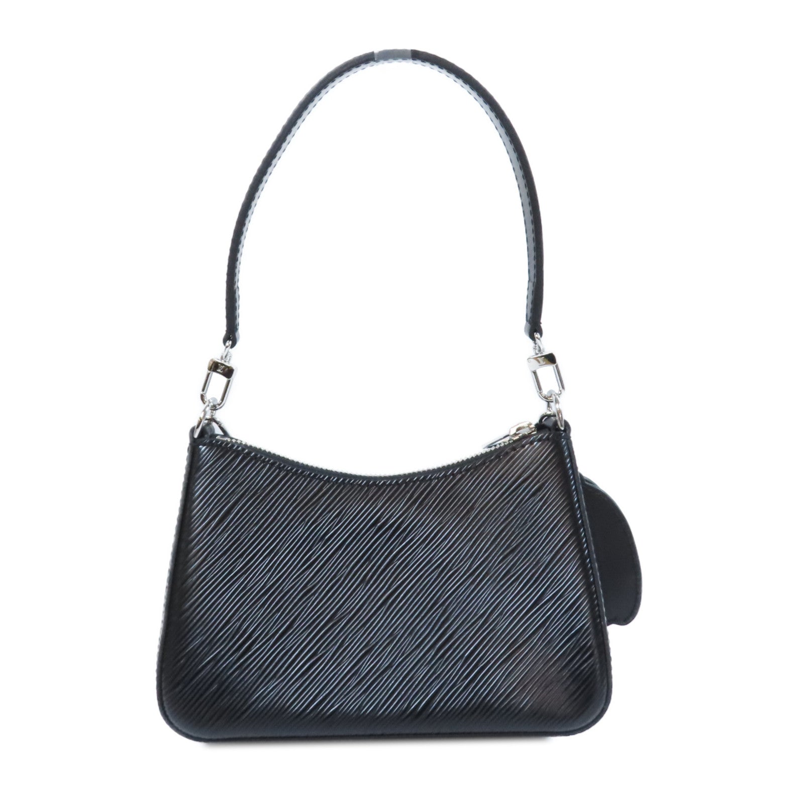 LOUIS VUITTON Epi皮革LV x YK Marellini銀扣手挽肩背兩用袋黑色