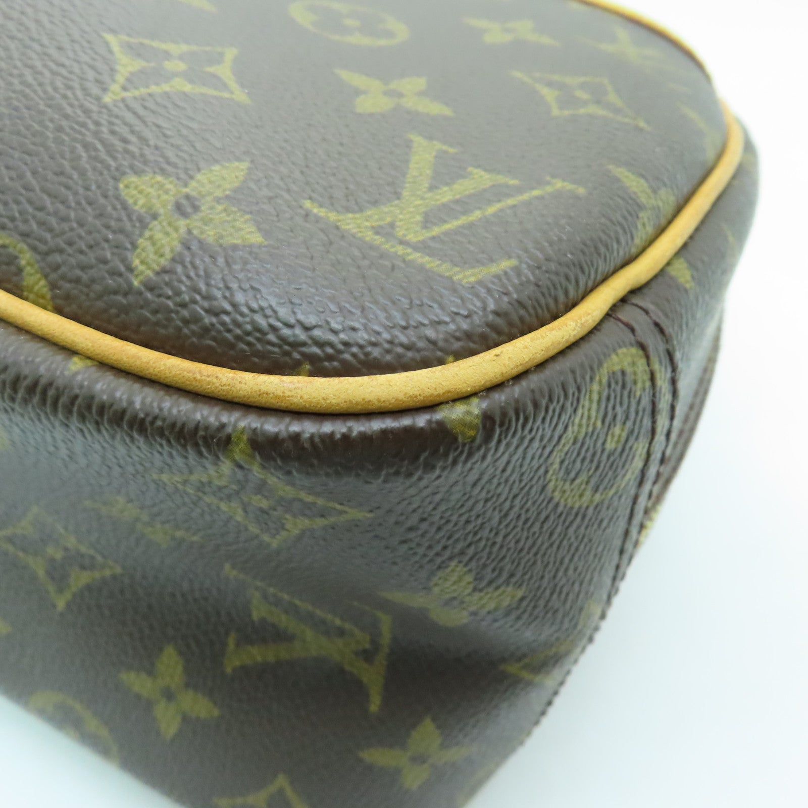 LOUIS VUITTON Monogram Trouville金扣手挽袋啡色