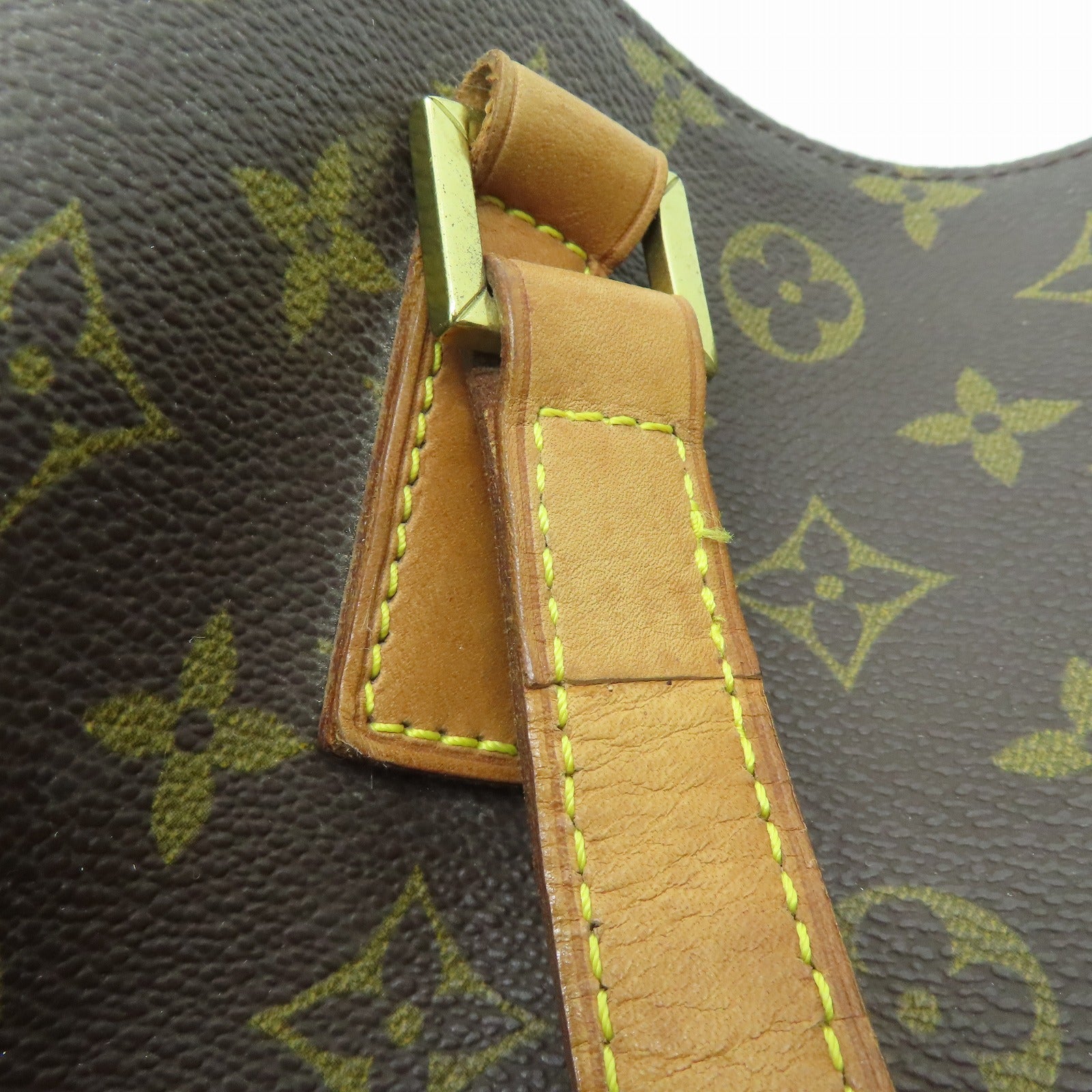 LOUIS VUITTON Monogram Cabas Alto金扣手挽袋啡色