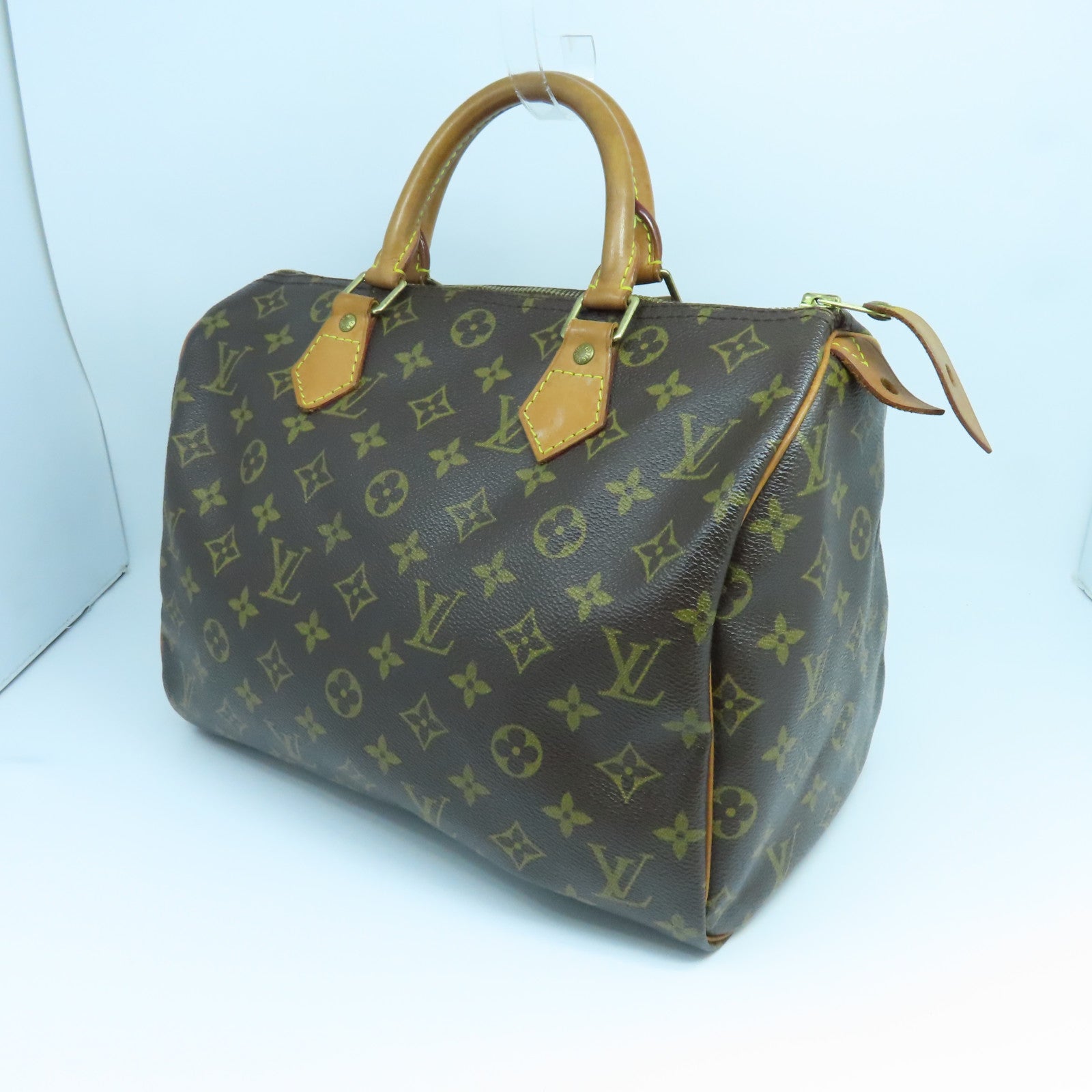 LOUIS VUITTON 【激減優惠】Monogram Speedy 30金扣手挽袋啡色