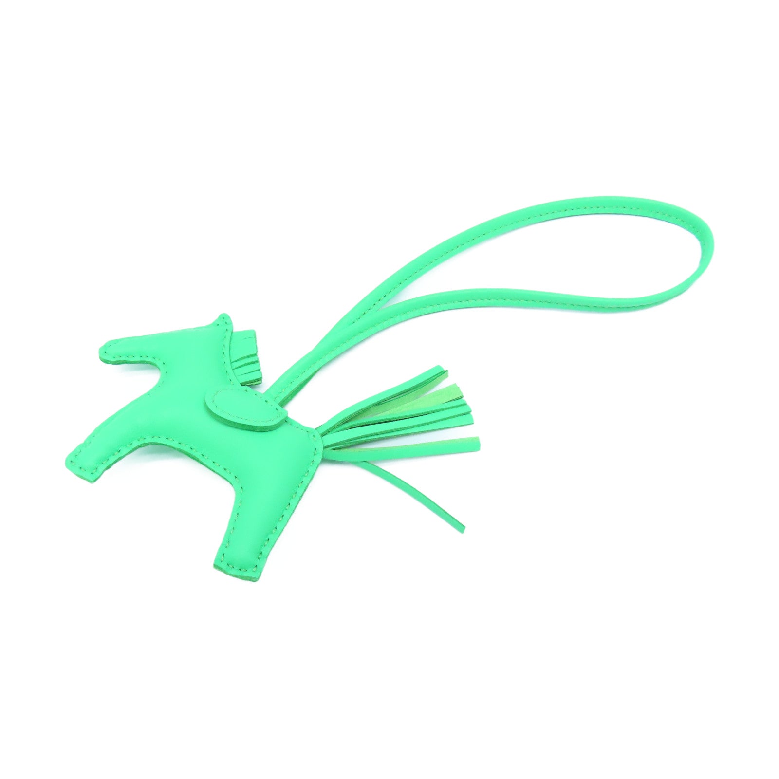 HERMES Veau Swift Leather Rodeo PM Charm Green
