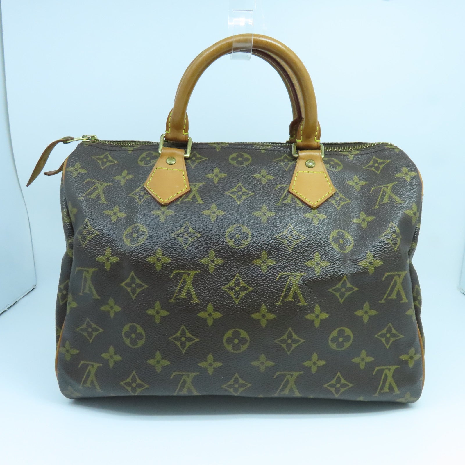 LOUIS VUITTON 【激減優惠】Monogram Speedy 30金扣手挽袋啡色