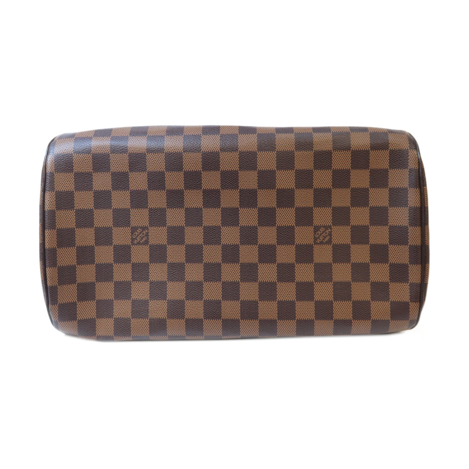 LOUIS VUITTON Damier Riviera MM金扣手挽袋啡色
