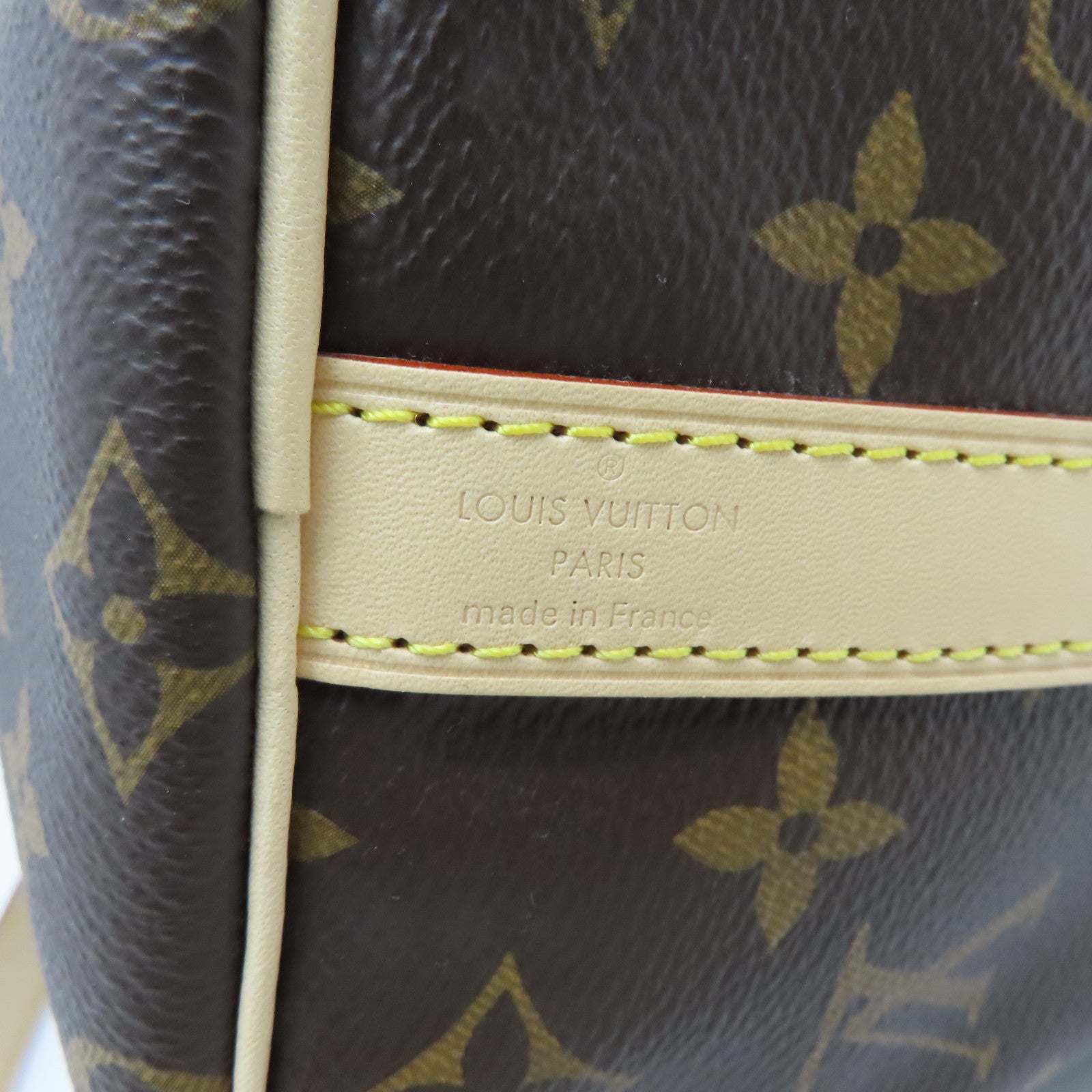 LOUIS VUITTON Monogram Speedy Bandouliere 25 gold buckle handle shoulder bag brown