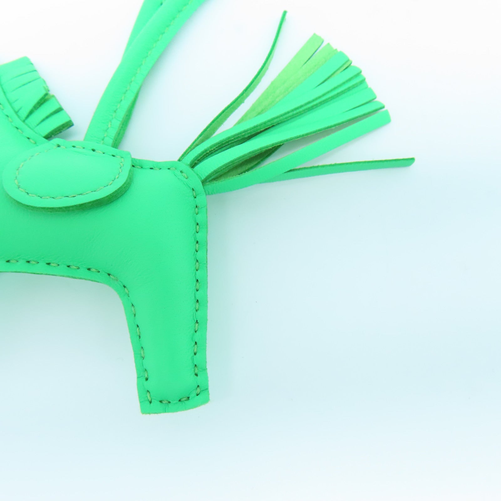 HERMES Veau Swift Leather Rodeo PM Charm Green
