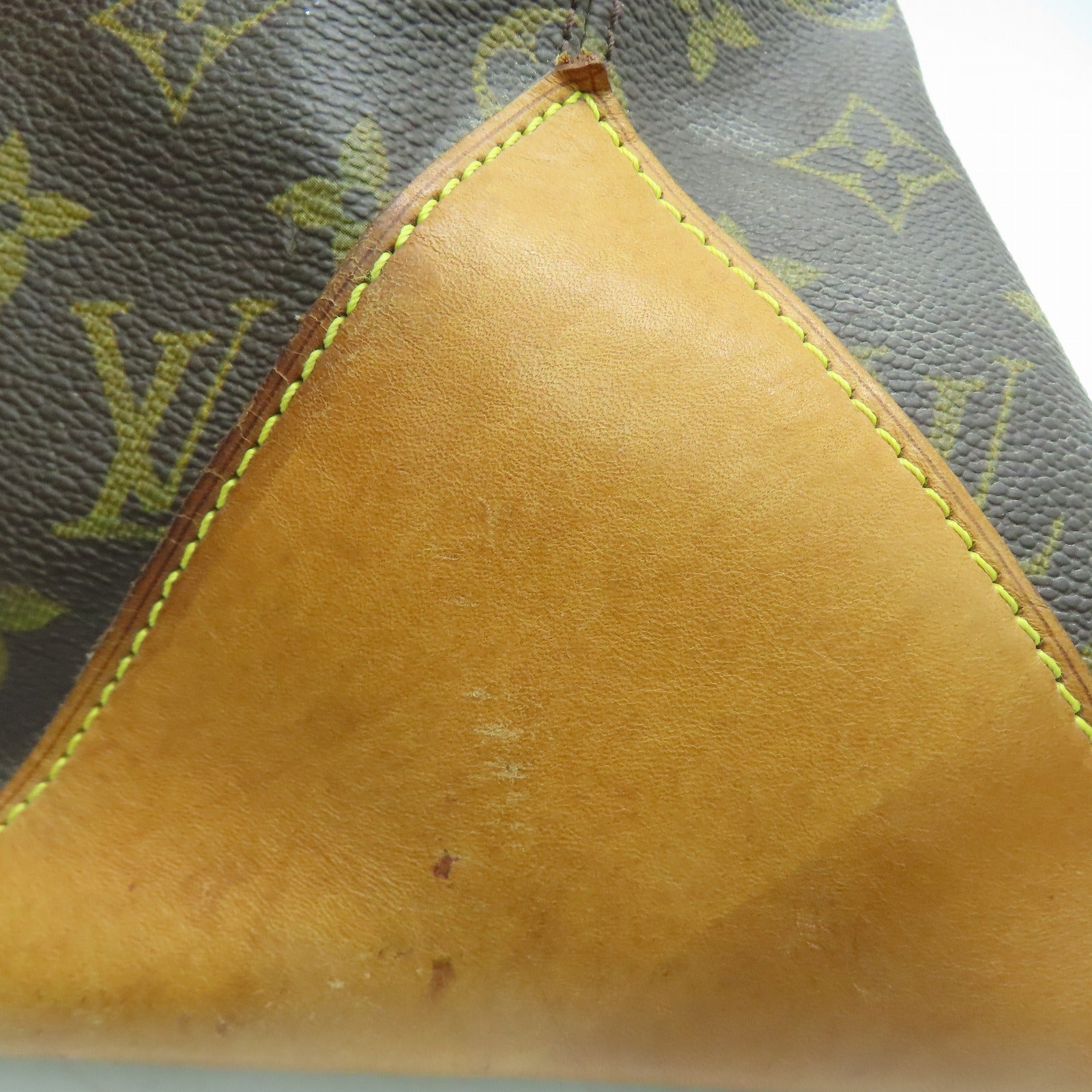LOUIS VUITTON Monogram Cabas Alto金扣手挽袋啡色