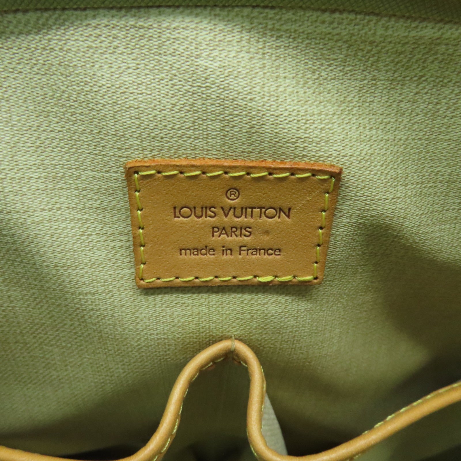 LOUIS VUITTON Monogram Trouville金扣手挽袋啡色
