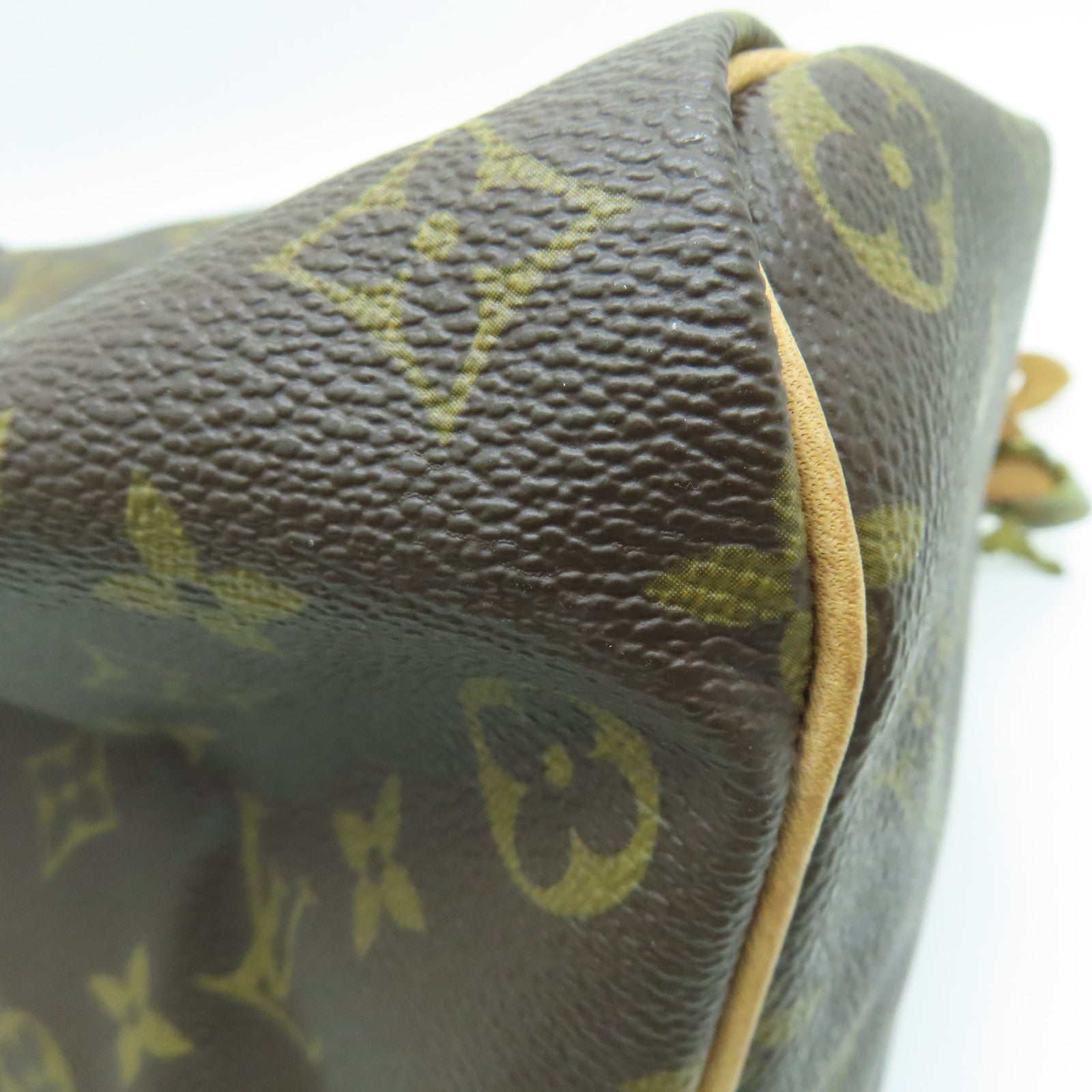 LOUIS VUITTON 【激減優惠】Monogram Speedy 35金扣手挽袋啡色