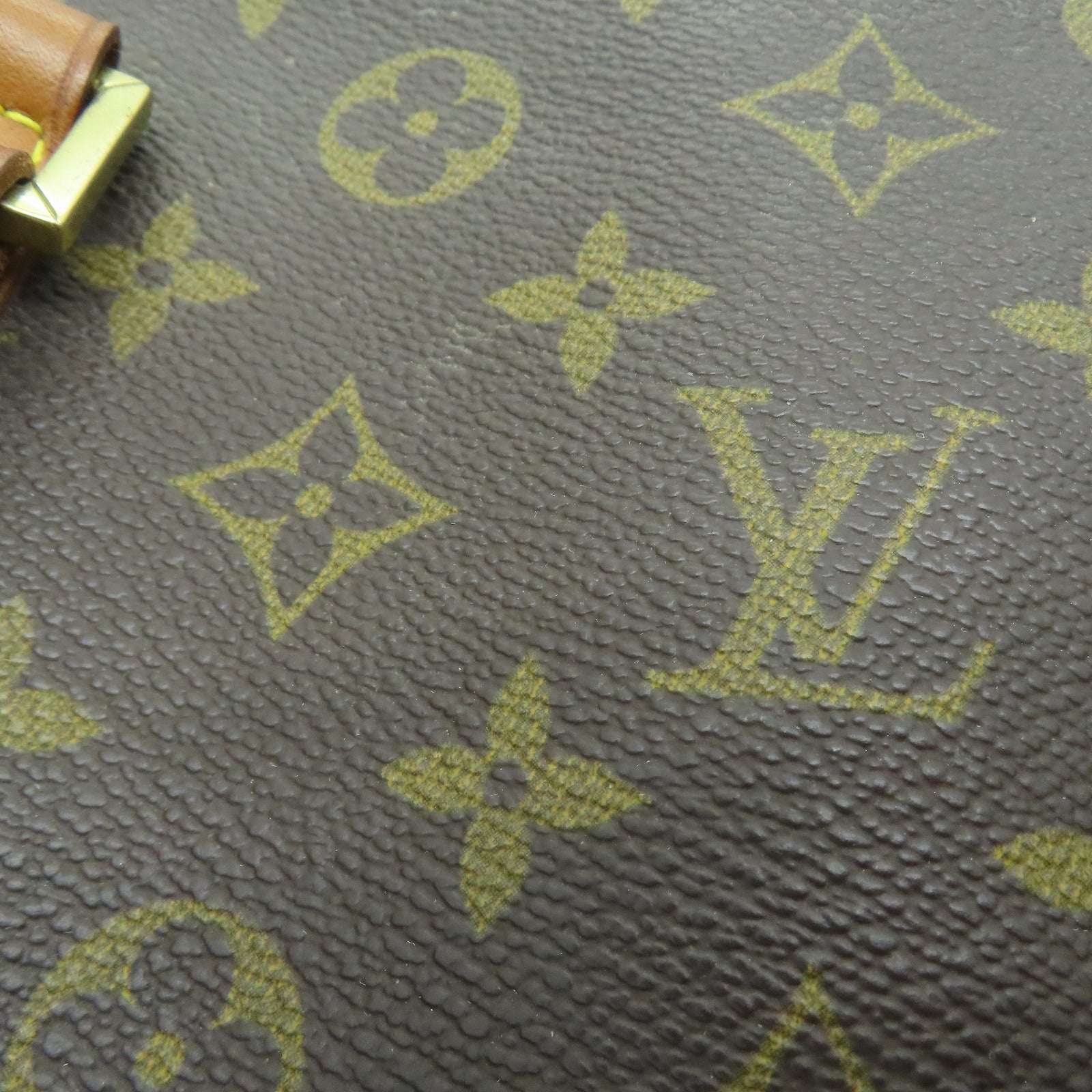 LOUIS VUITTON Monogram Cabas Alto金扣手挽袋啡色