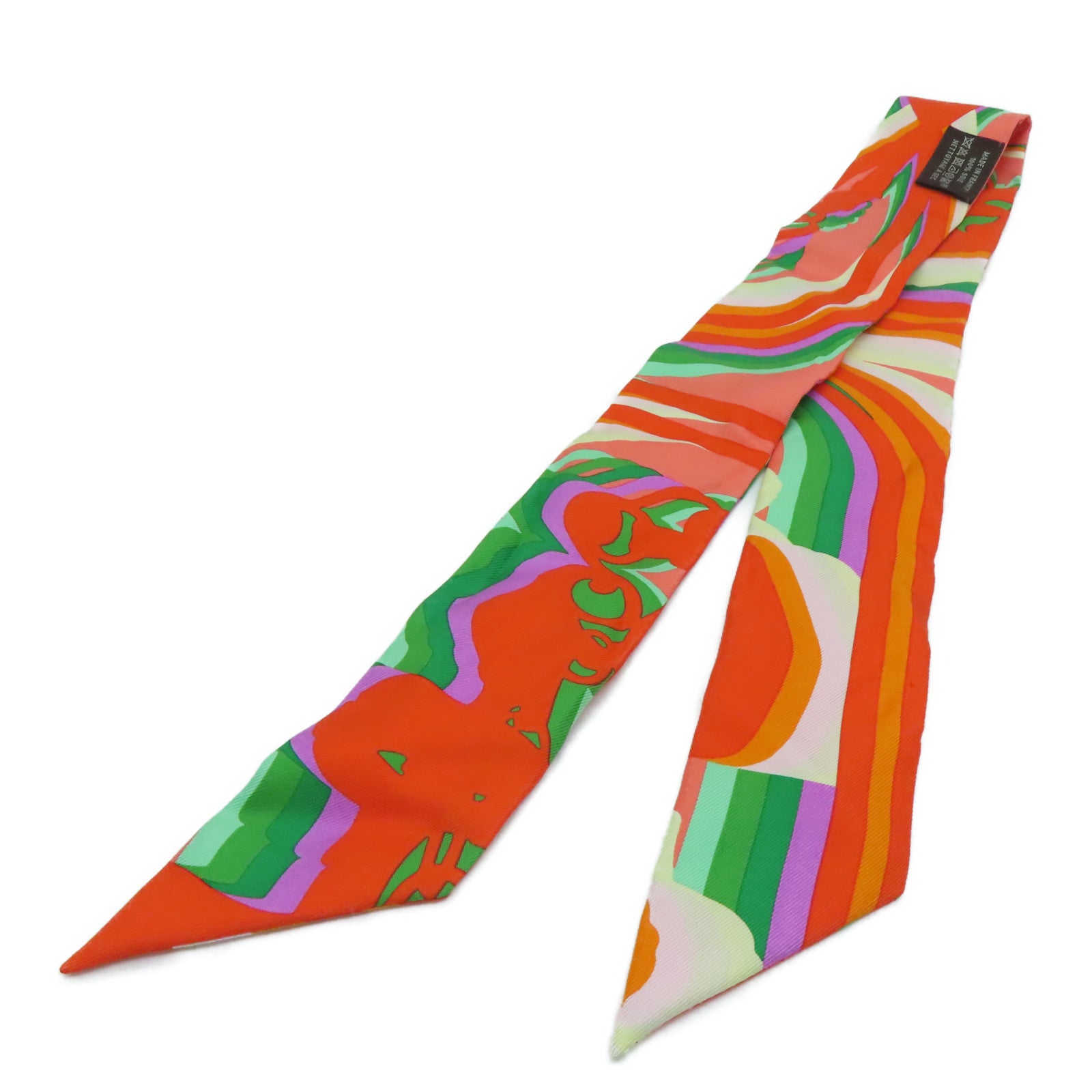 HERMES Silk Twilly Scarf Color