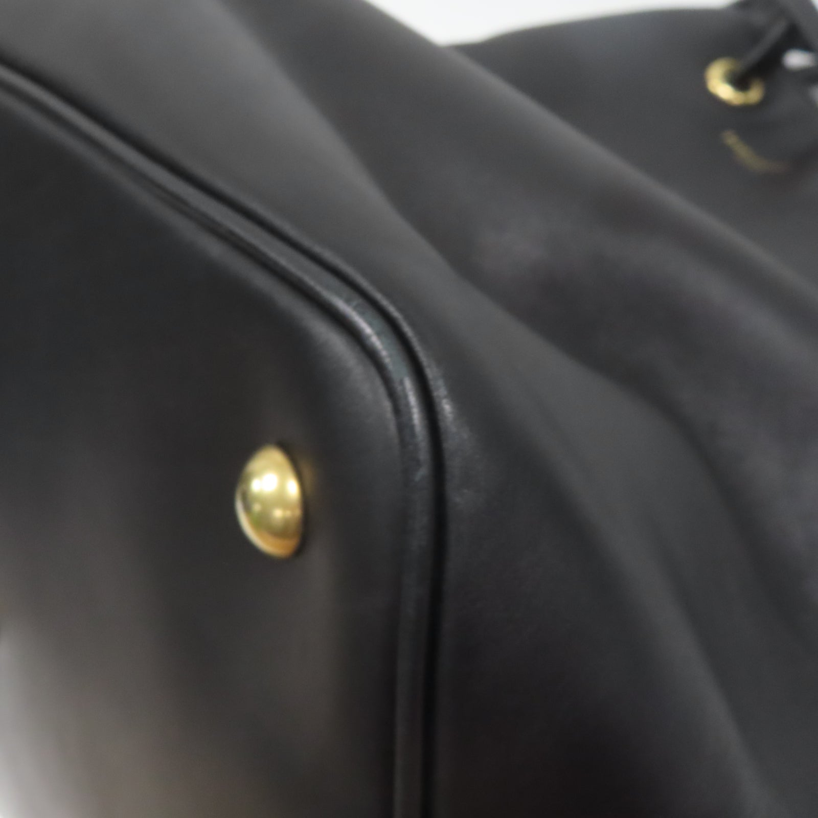SAINT LAURENT 牛皮皮革2 Way Shoulder金扣手挽肩背兩用袋黑色