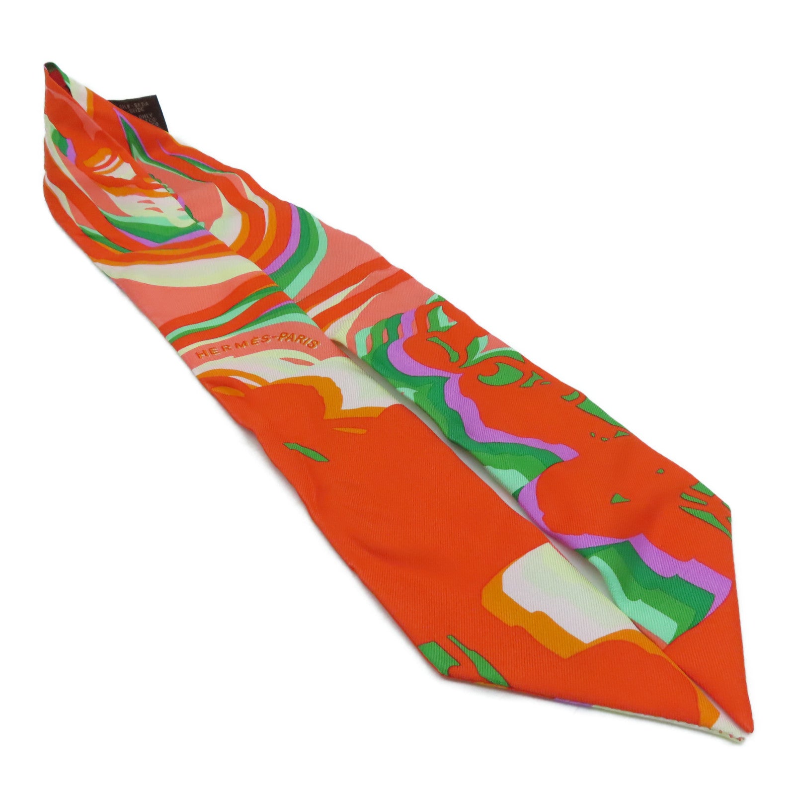 HERMES Silk Twilly Scarf Color