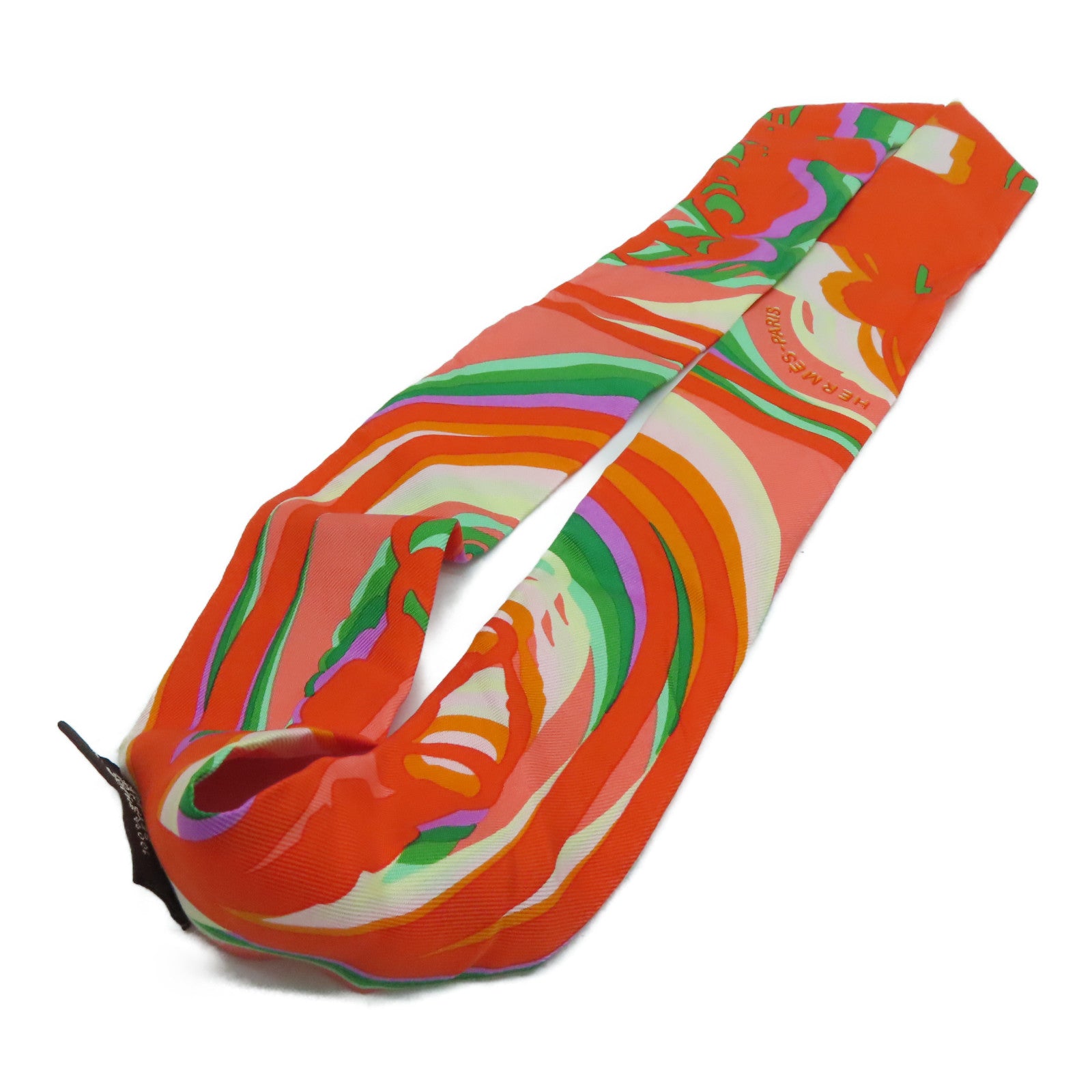 HERMES Silk Twilly Scarf Color