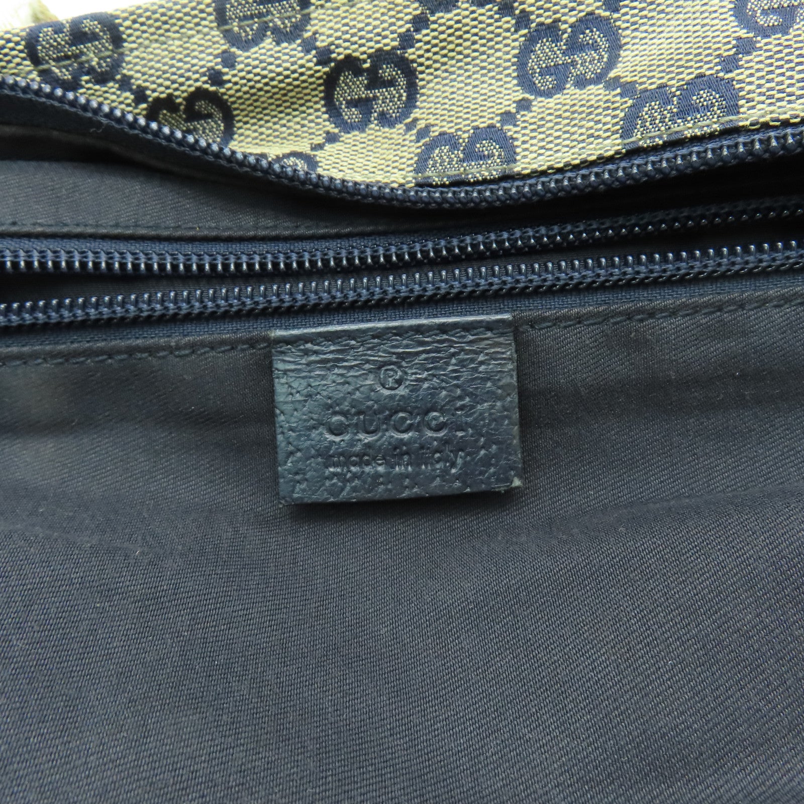 GUCCI 帆布Hand Bag手挽袋深藍色