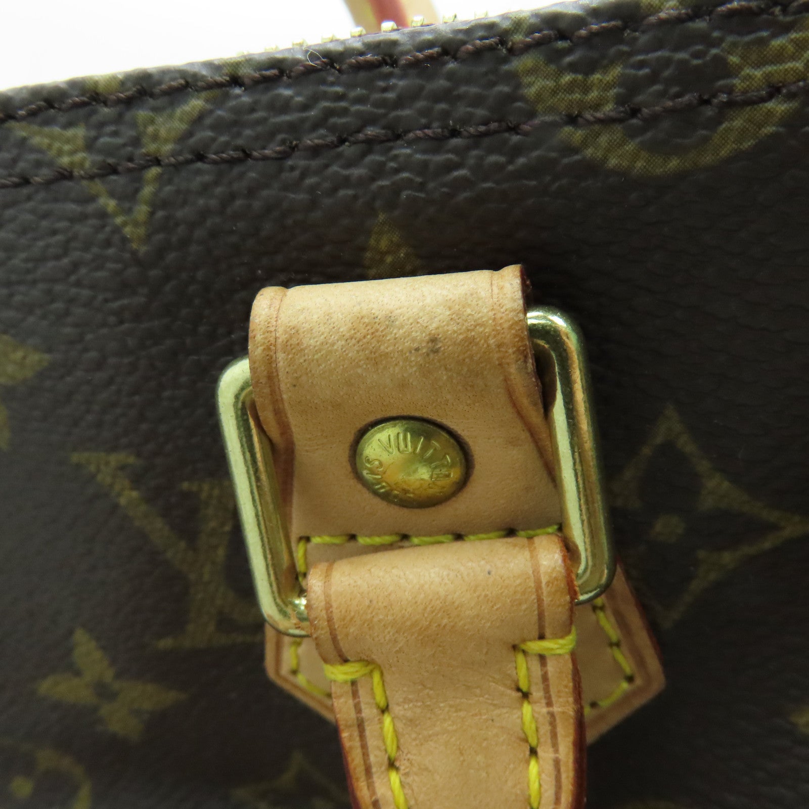 LOUIS VUITTON 【激減優惠】Monogram Speedy 35金扣手挽袋啡色