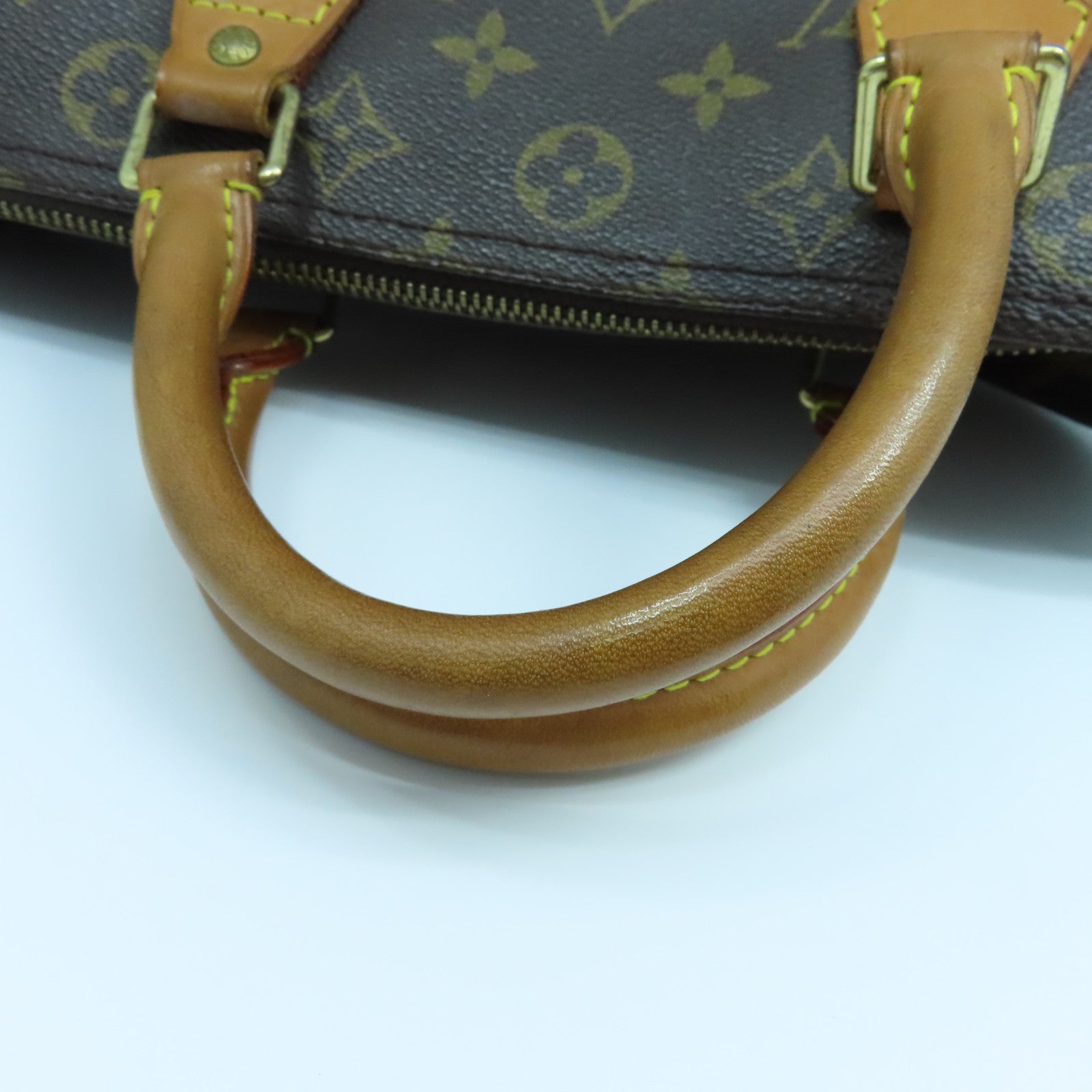 LOUIS VUITTON 【激減優惠】Monogram Speedy 30金扣手挽袋啡色