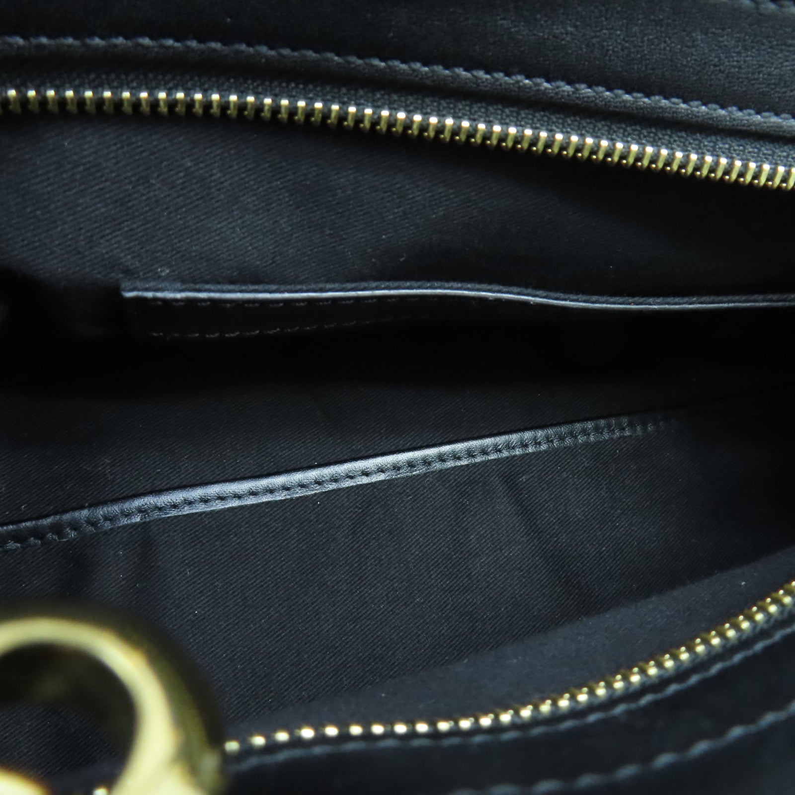 Chloe Cowhide/Snakeskin Leather 2 Way Shoulder Gold Buckle Handle Shoulder Bag Black/Blue