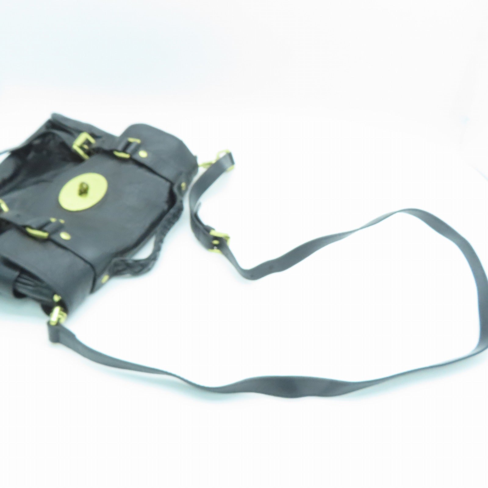 MULBERRY 牛皮皮革2 Way Shoulder Bag金扣手挽肩背两用袋黑色