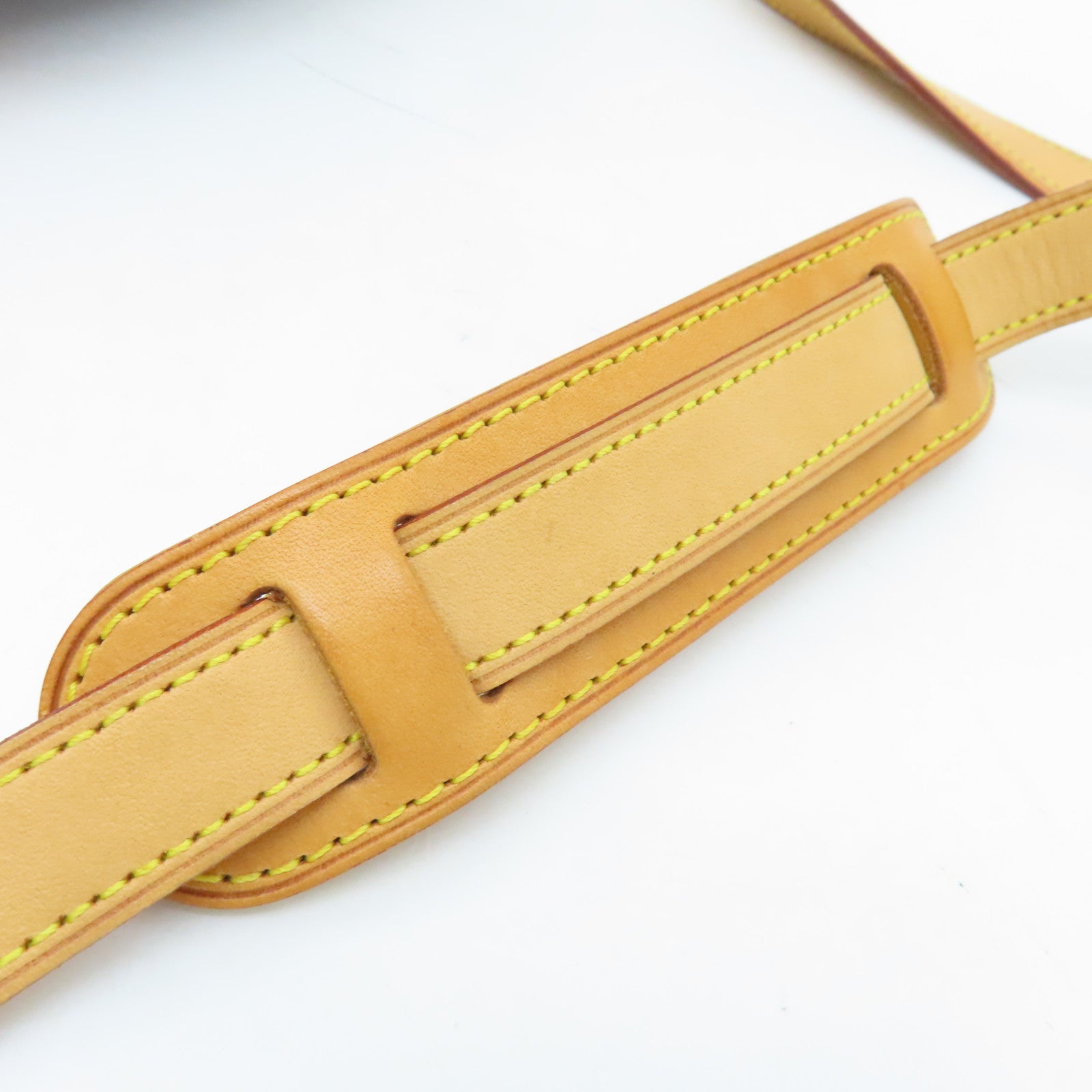 LOUIS VUITTON Monogram Saumur Gold Buckle Shoulder Bag Brown