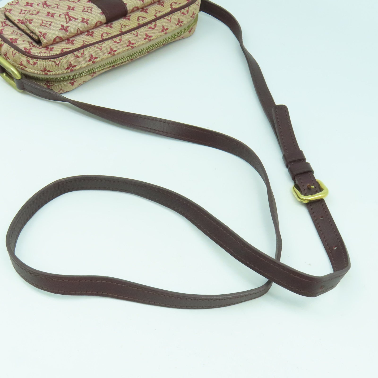 LOUIS VUITTON Monogram Mini Juliet金扣肩背袋粉紅色