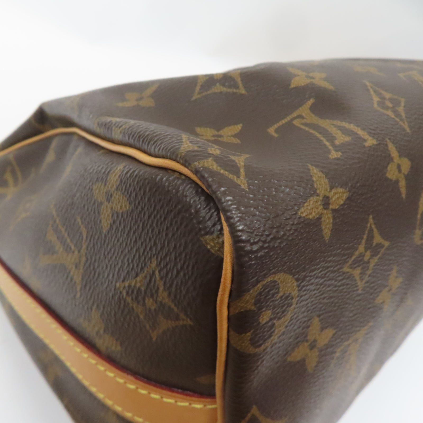 LOUIS VUITTON Monogram Speedy Bandouliere 25金扣手挽肩背兩用袋啡色