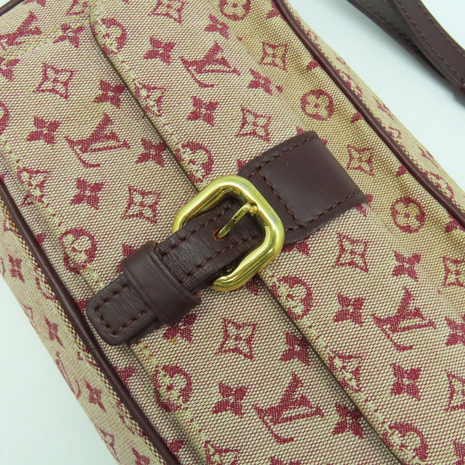 LOUIS VUITTON Monogram Mini Juliet金扣肩背袋粉紅色
