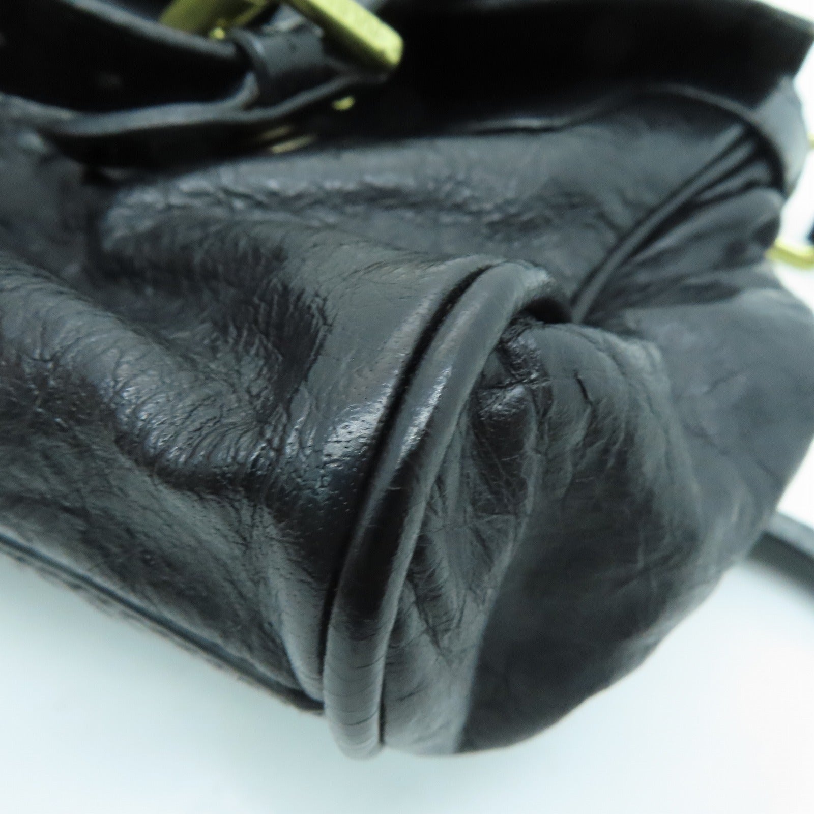 MULBERRY 牛皮皮革2 Way Shoulder Bag金扣手挽肩背两用袋黑色