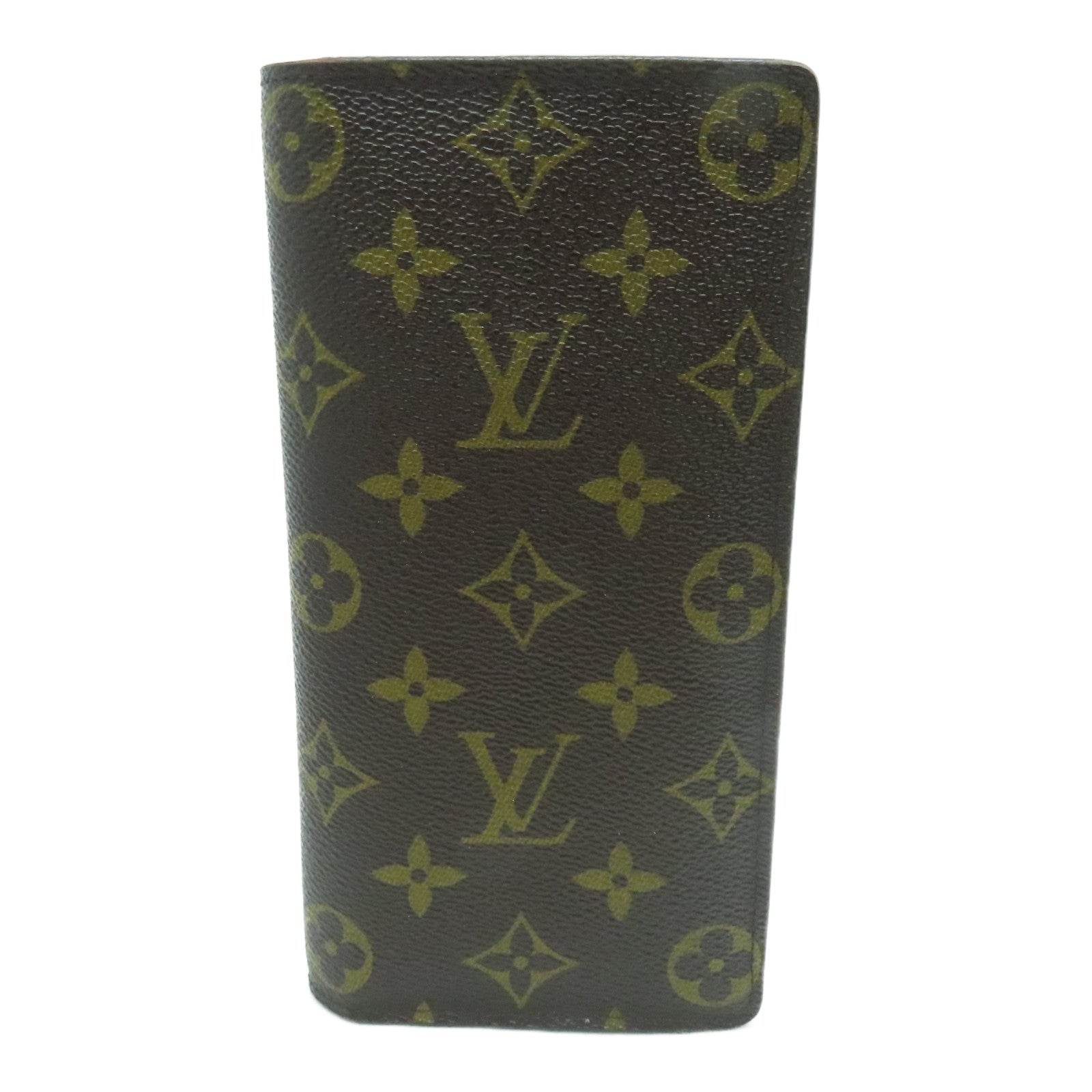 LOUIS VUITTON Monogram Brazza Long Wallet長錢包啡色