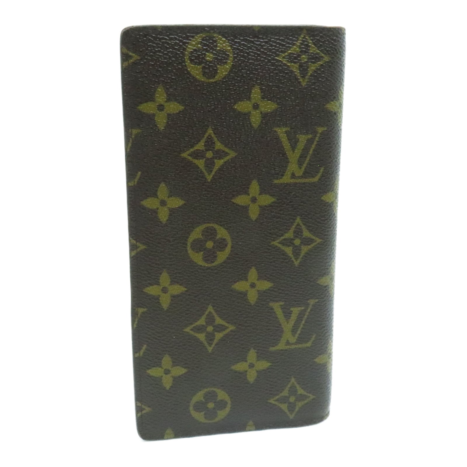 LOUIS VUITTON Monogram Brazza Long Wallet長錢包啡色