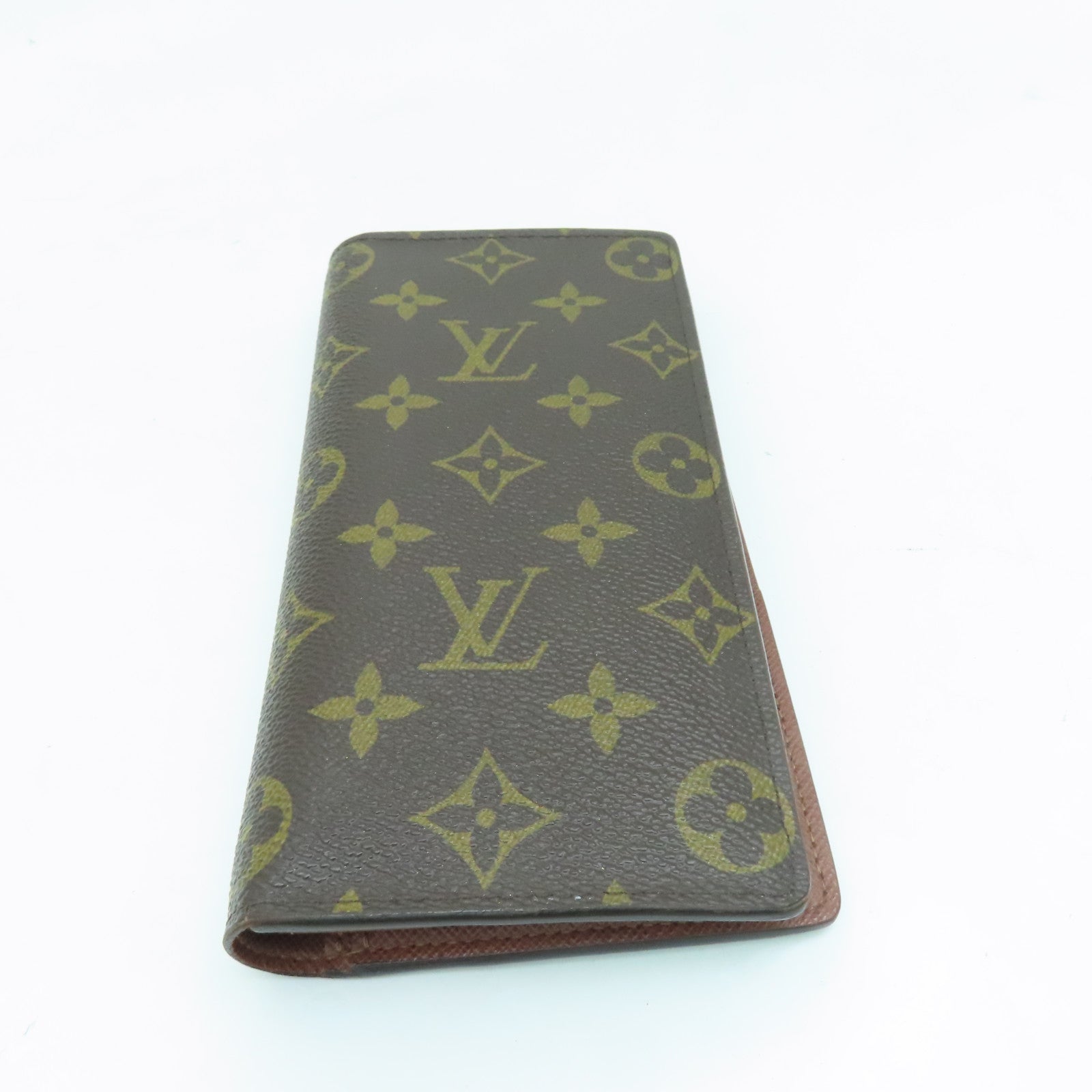 LOUIS VUITTON Monogram Brazza Long Wallet長錢包啡色