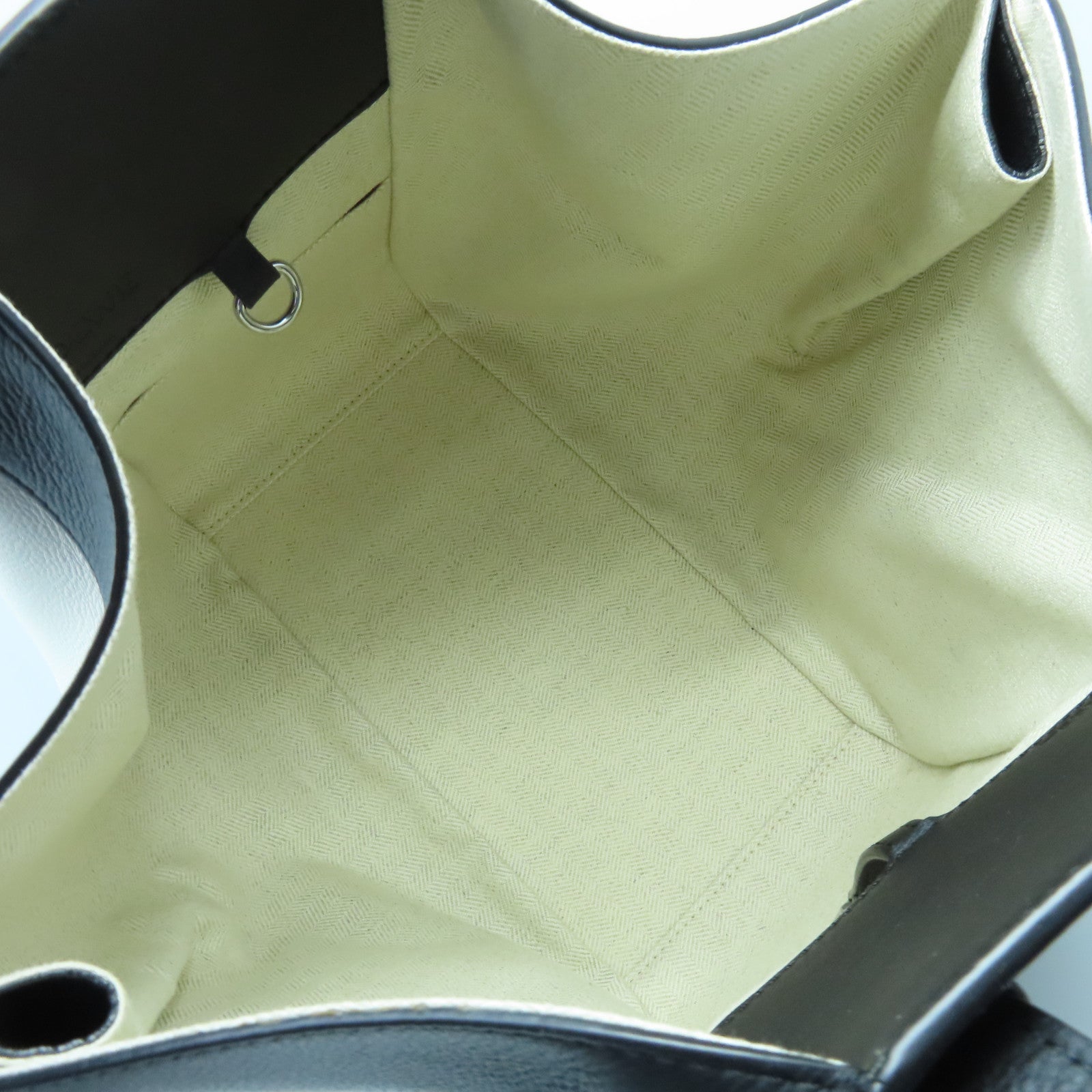 LOEWE 牛皮皮革Hammock銀扣手挽肩背兩用袋白色綠色黑色