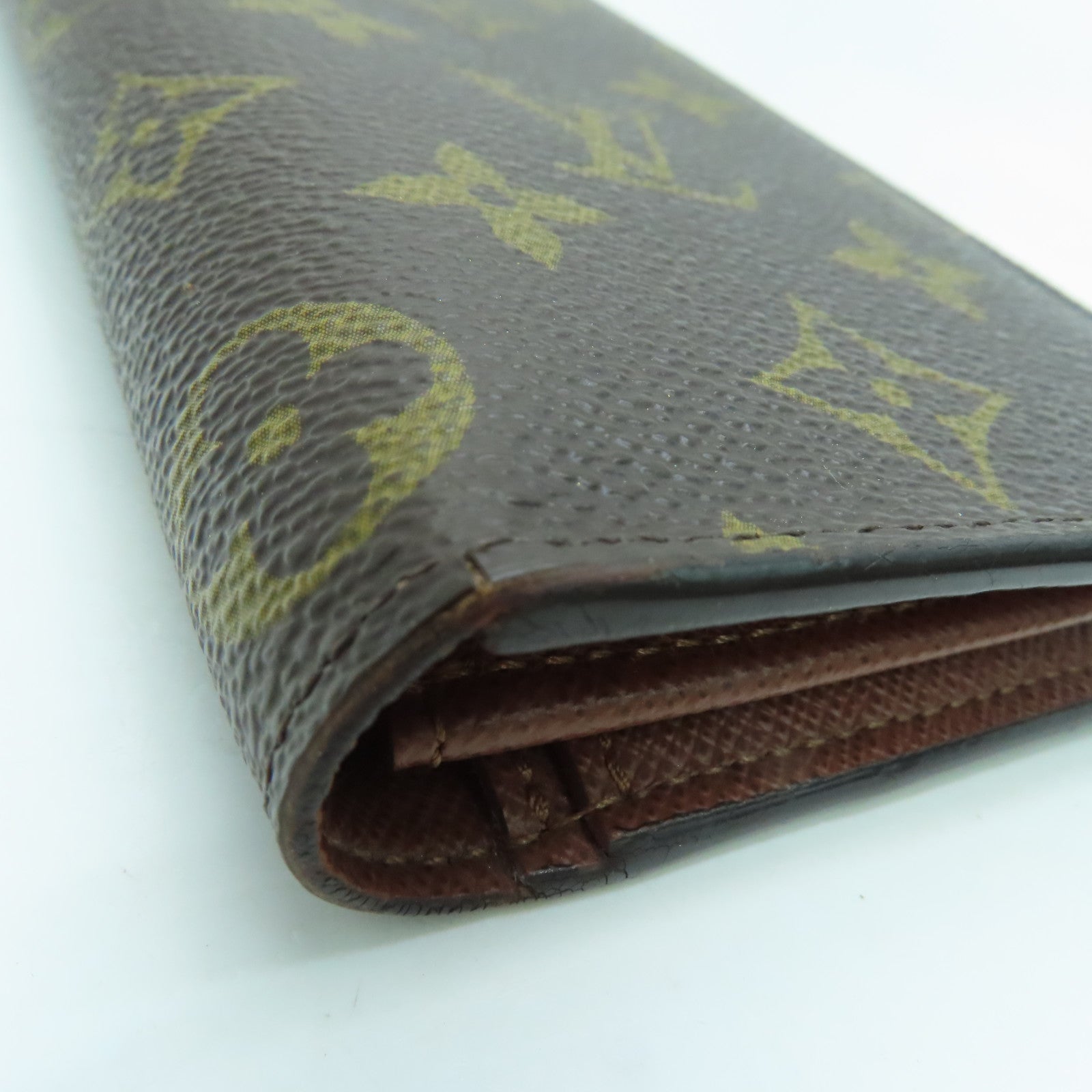 LOUIS VUITTON Monogram Brazza Long Wallet長錢包啡色